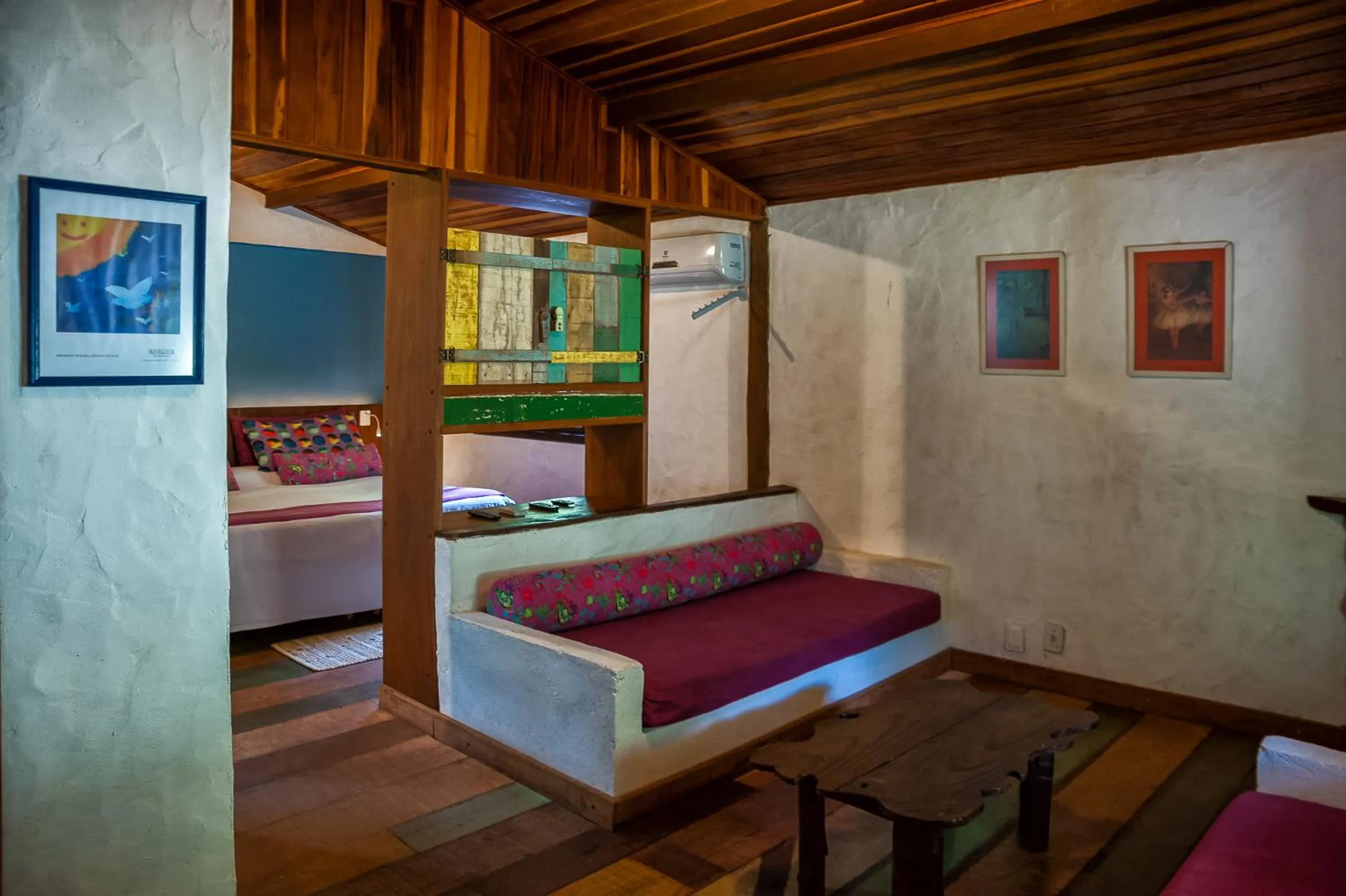 Bed in Pousada Paraíso Açú