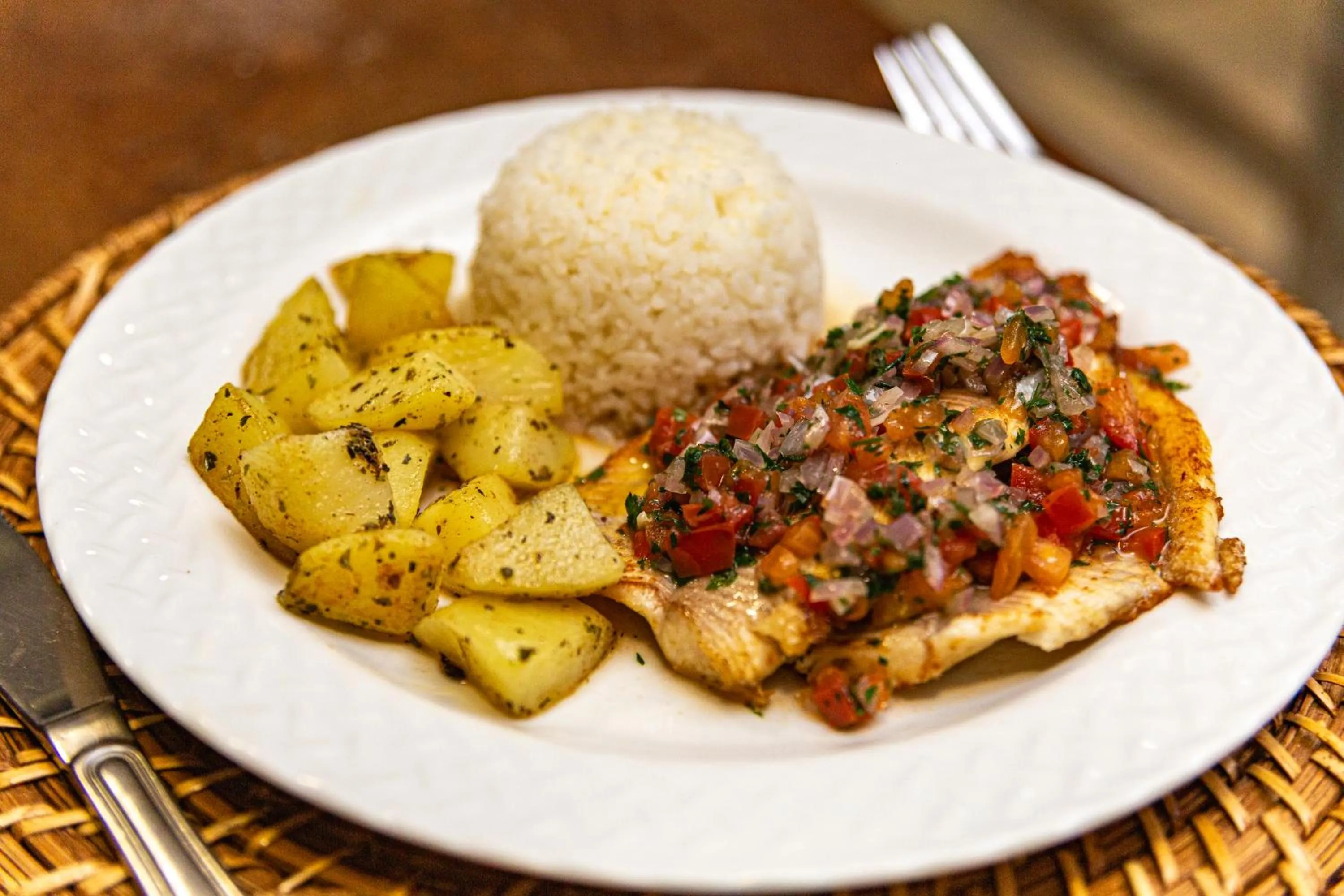 Restaurant/places to eat in Pousada Paraíso Açú