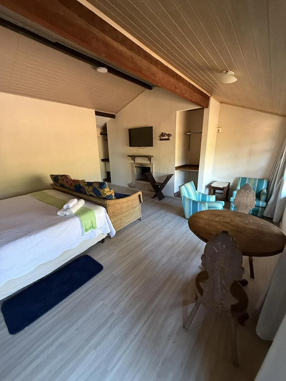 Bed in Pousada Paraíso Açú