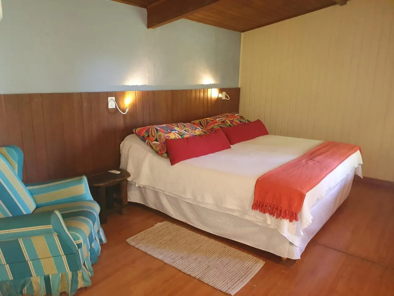 Bed in Pousada Paraíso Açú