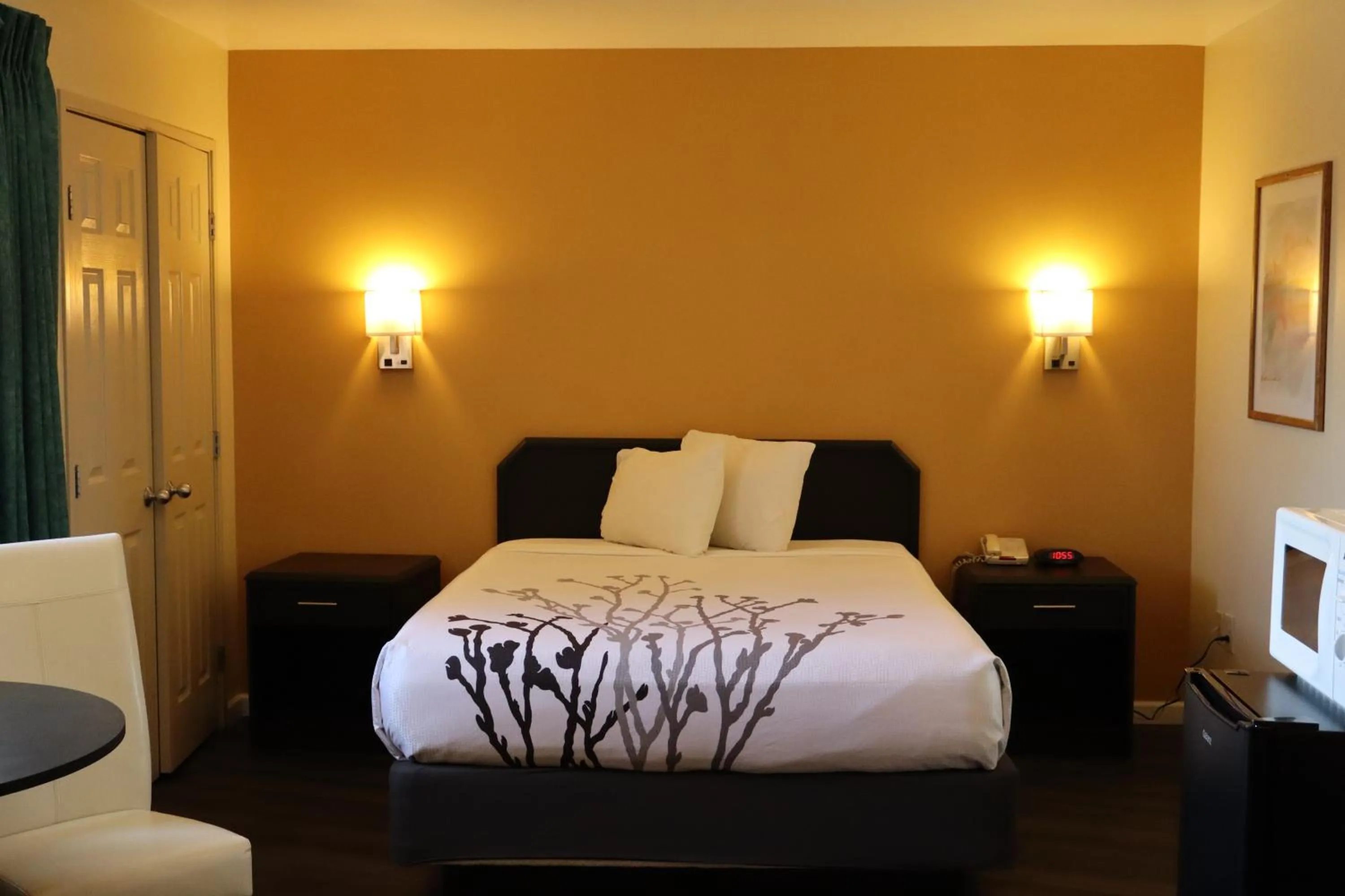 Bed in Black Canyon Motel