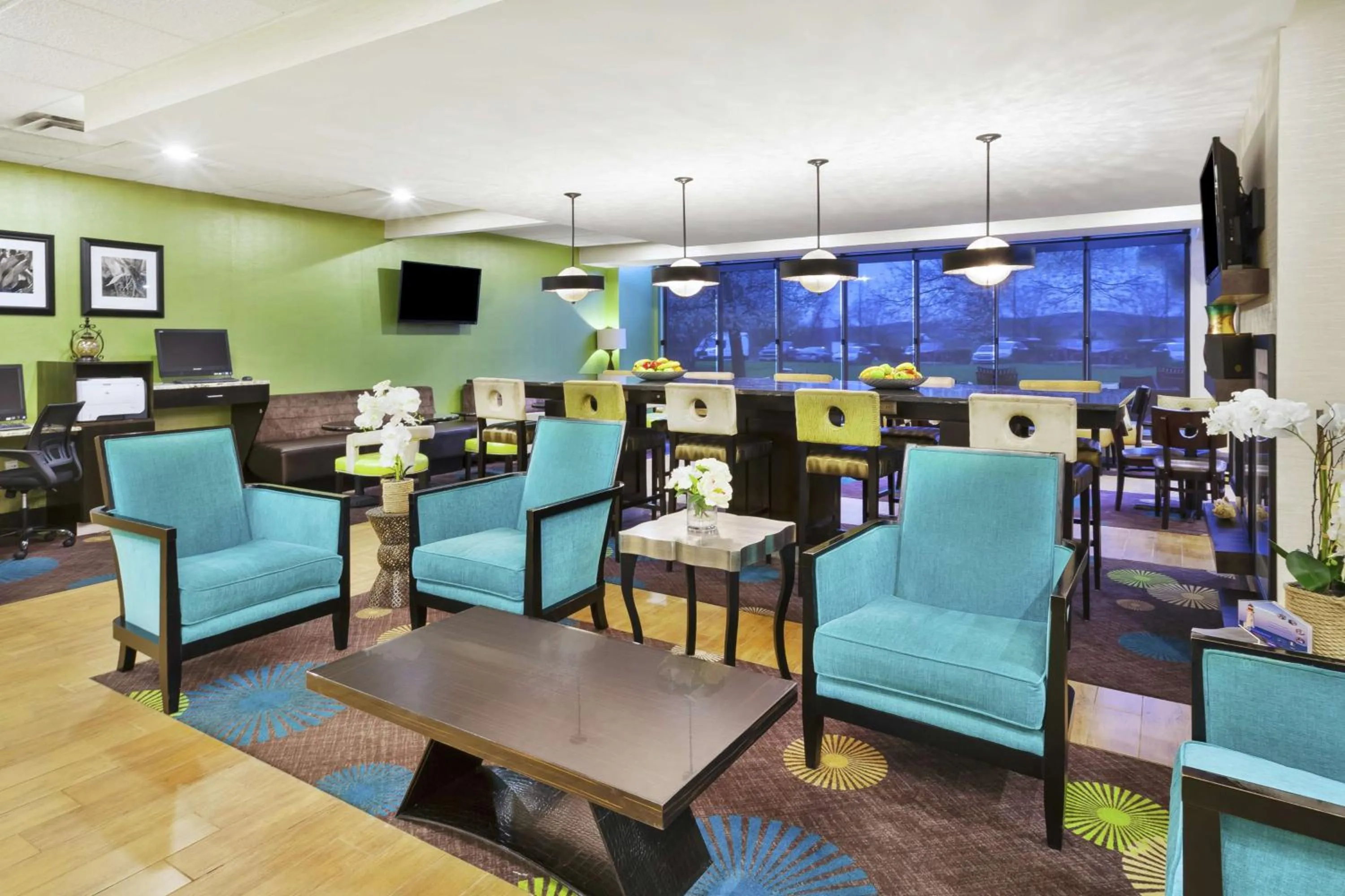 Lobby or reception in Hampton Inn Clinton