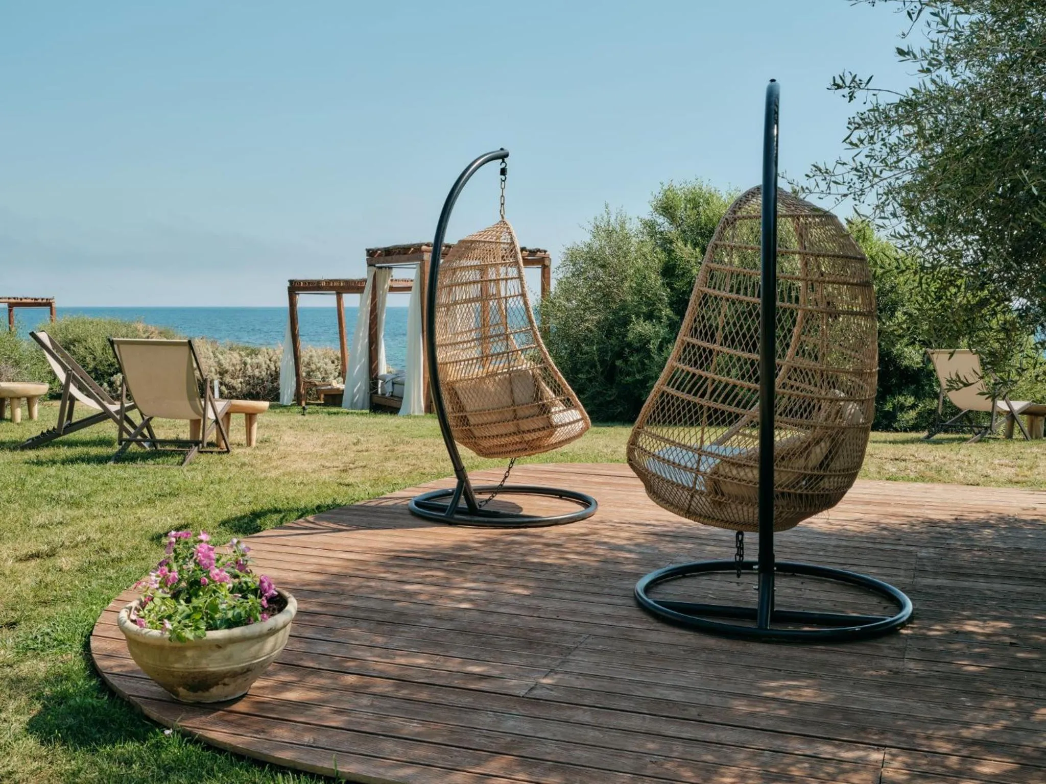 Sea view in Mangia's Torre Del Barone Resort & SPA