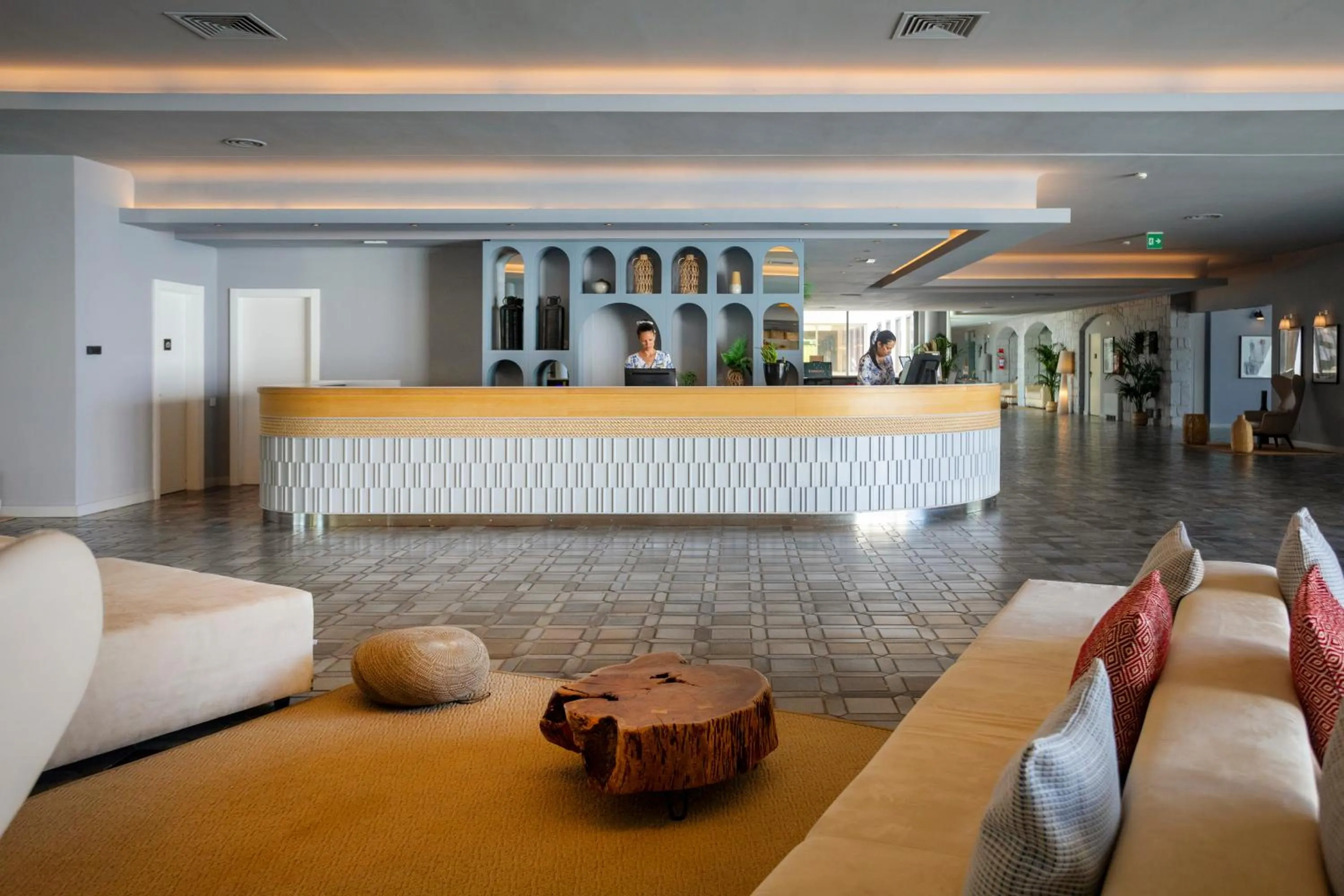 Lobby or reception in Mangia's Torre Del Barone Resort & SPA