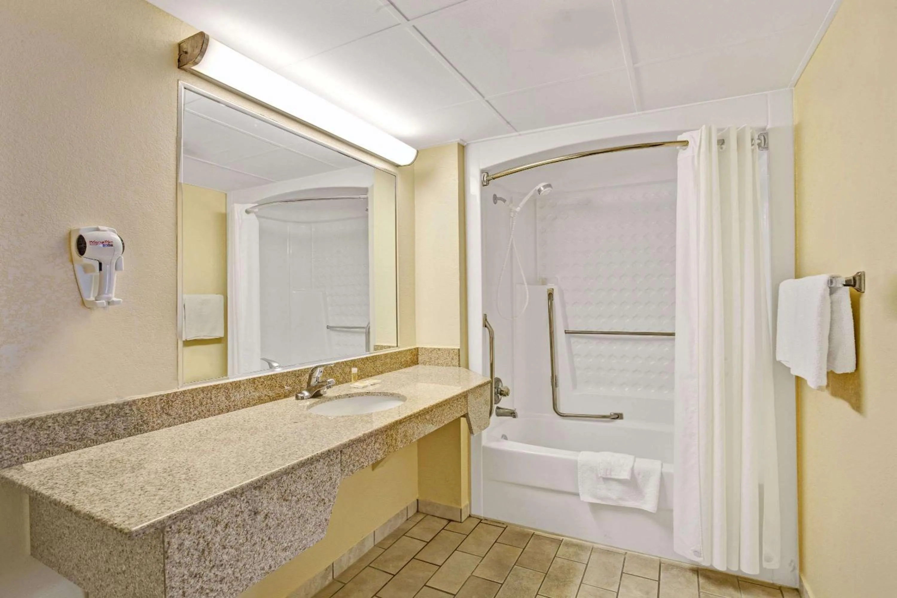 Bathroom in Days Inn by Wyndham Clarksville TN