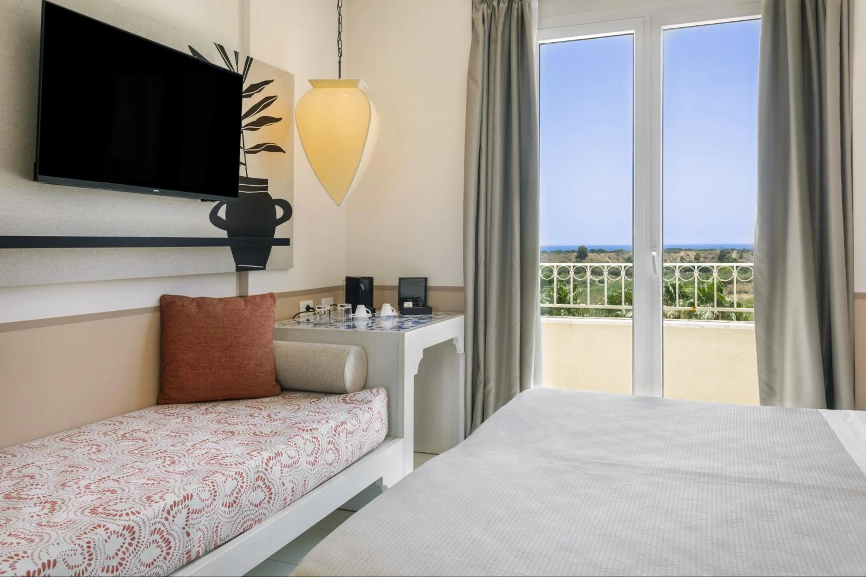 View (from property/room), Bed in Costanza Charme Club