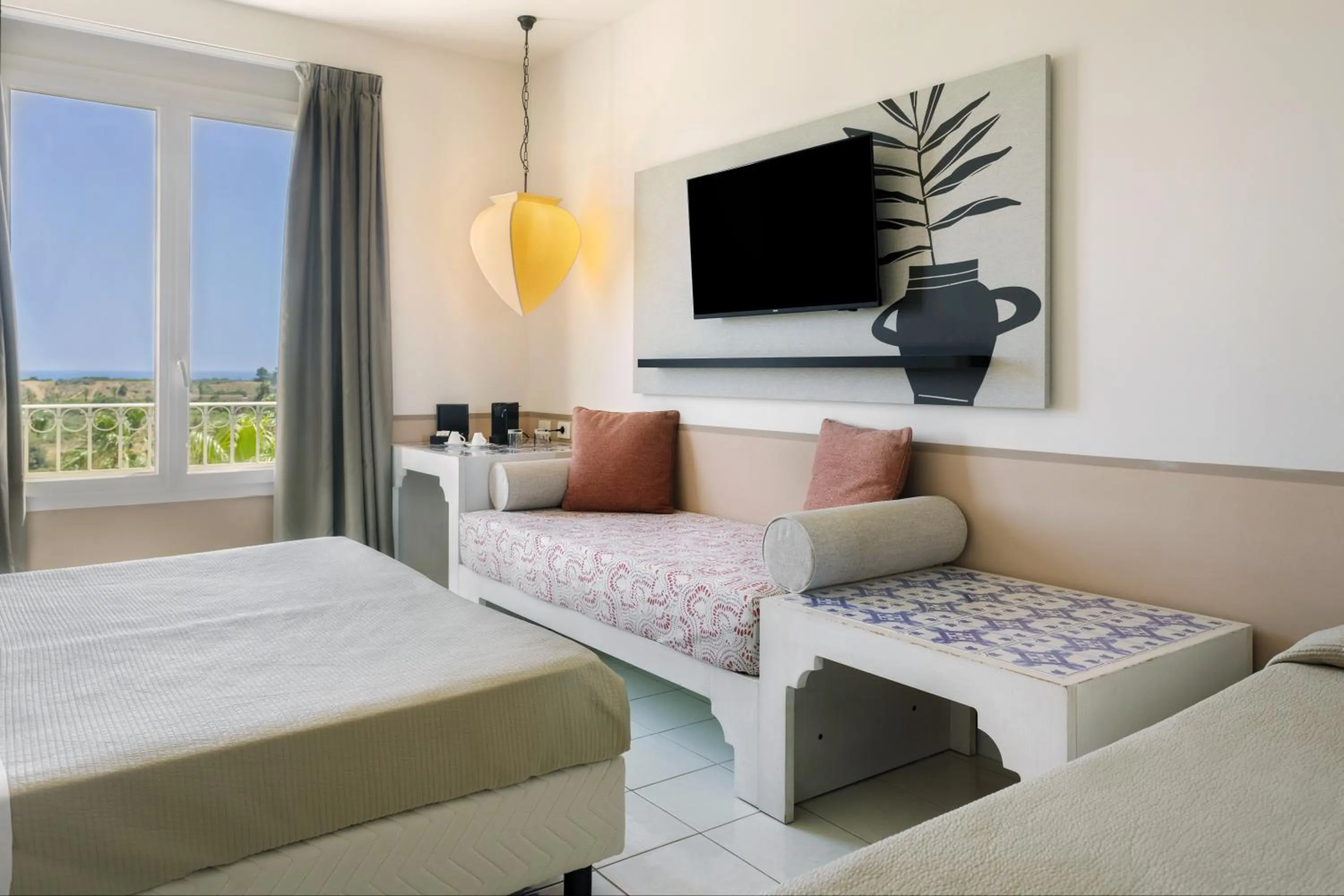 View (from property/room), Bed in Costanza Charme Club