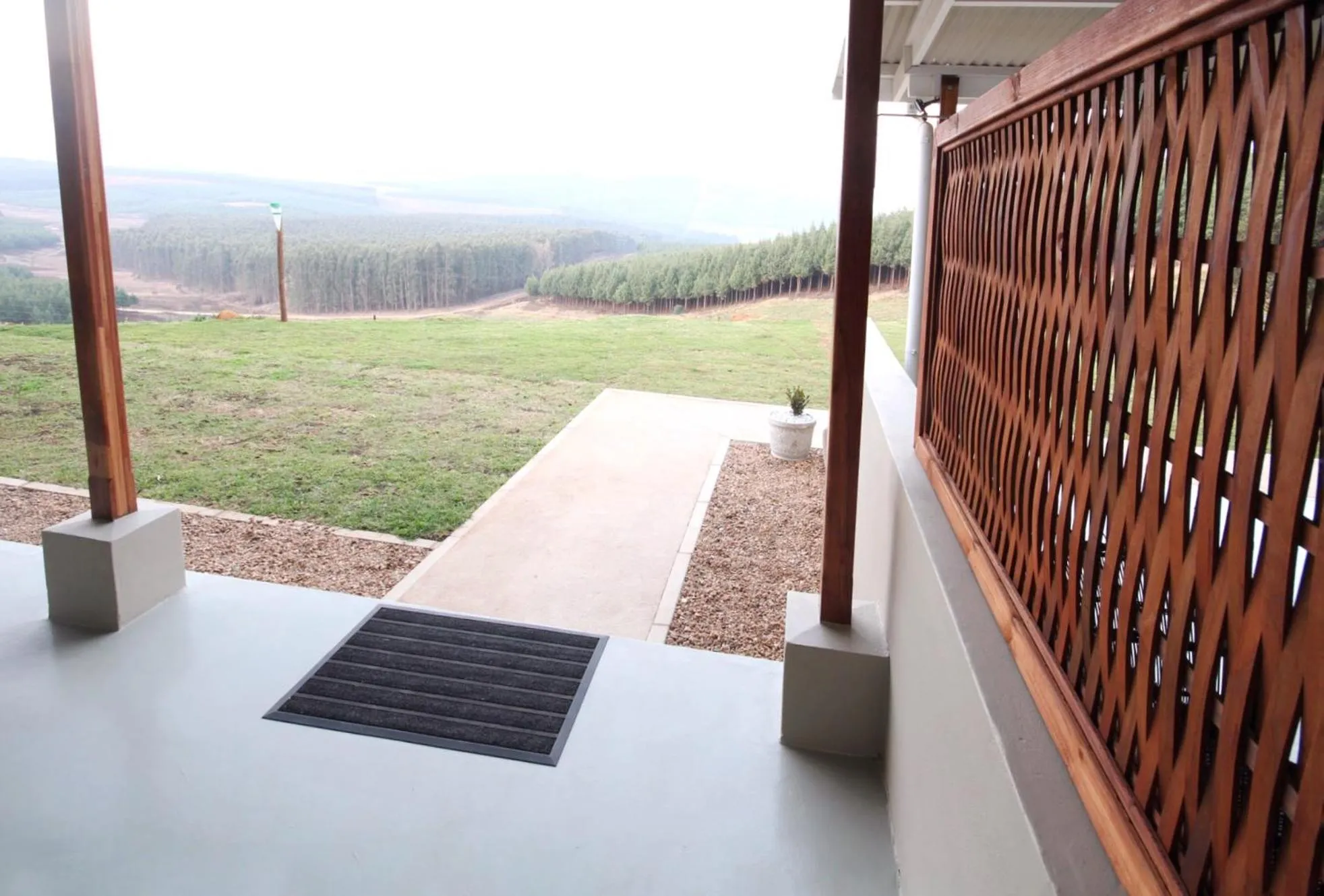 Patio in Curry's Post Bed & Breakfast