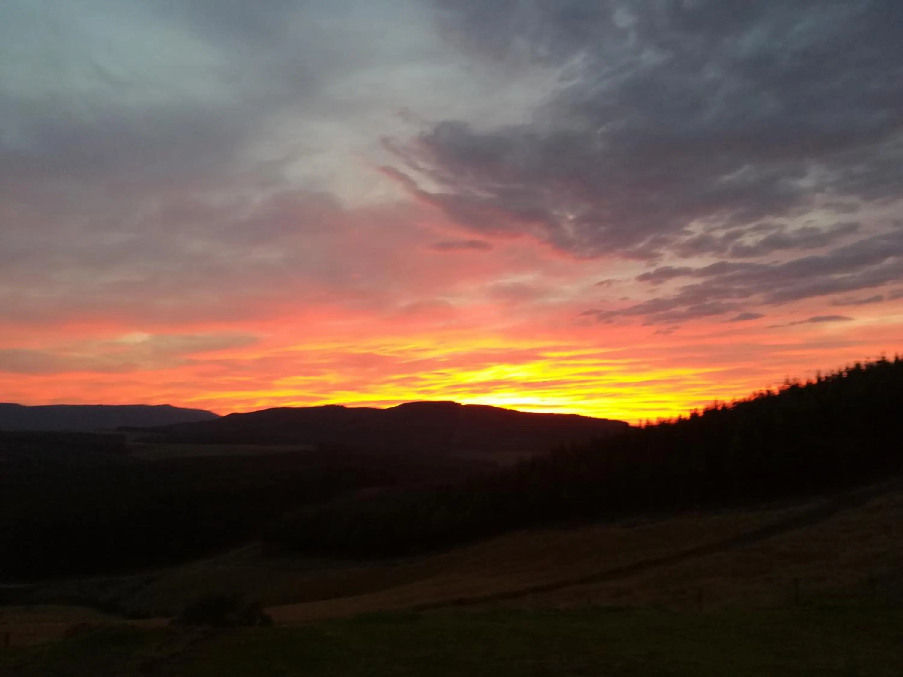 Mountain view in Curry's Post Bed & Breakfast