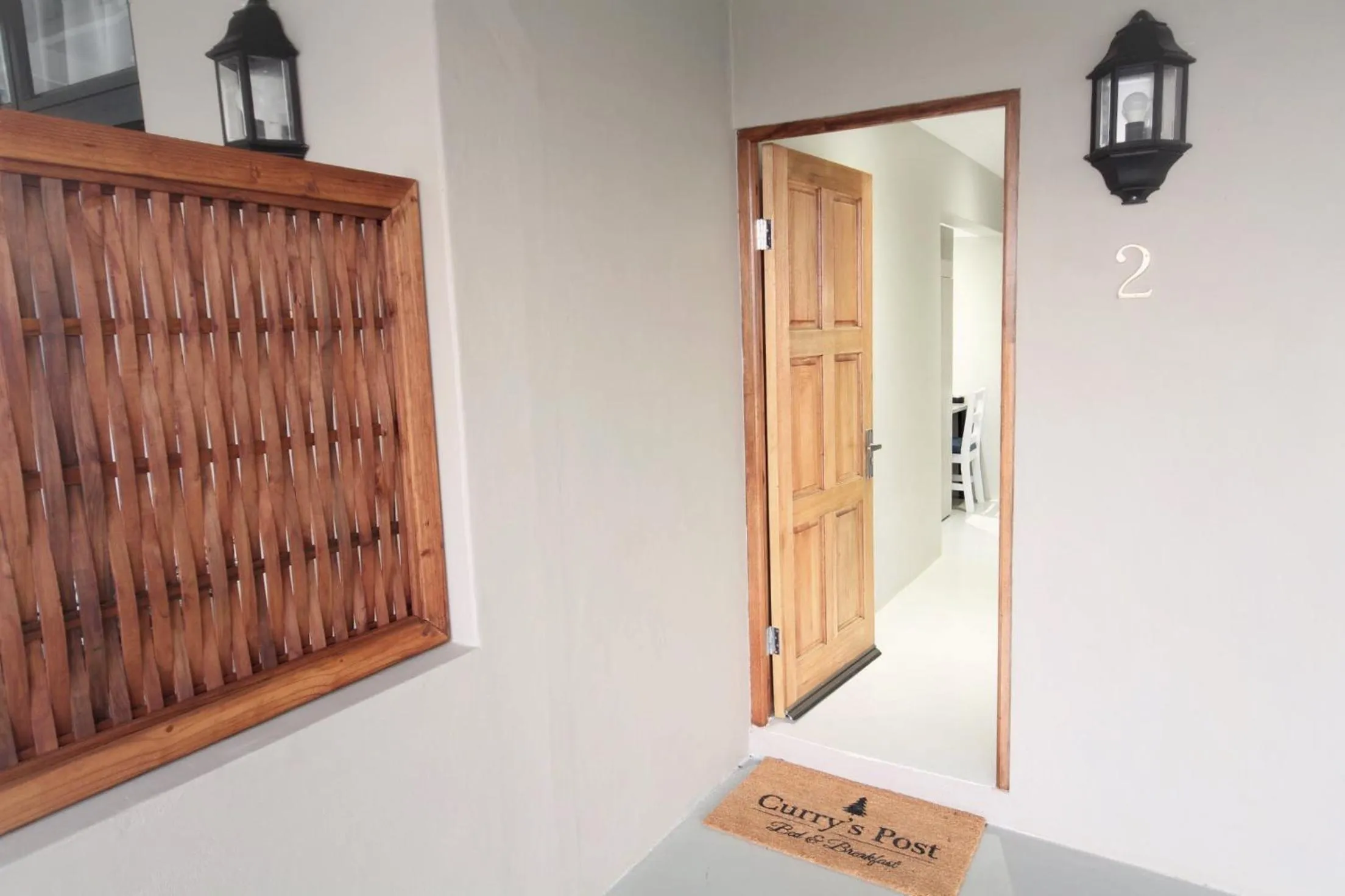 Patio in Curry's Post Bed & Breakfast