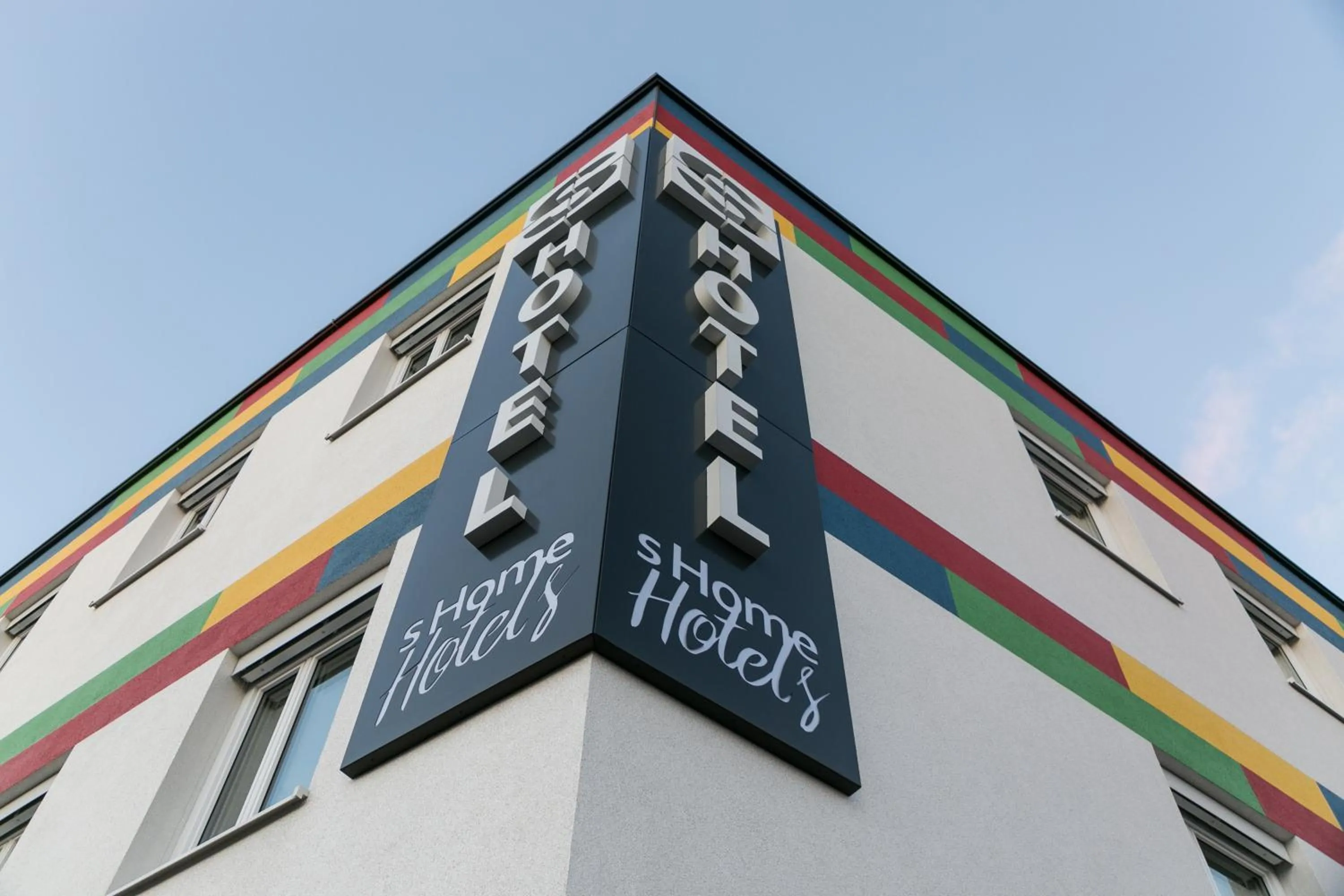 Property building in SHOME Hotel Graz I Self-Check-In I Free Parking