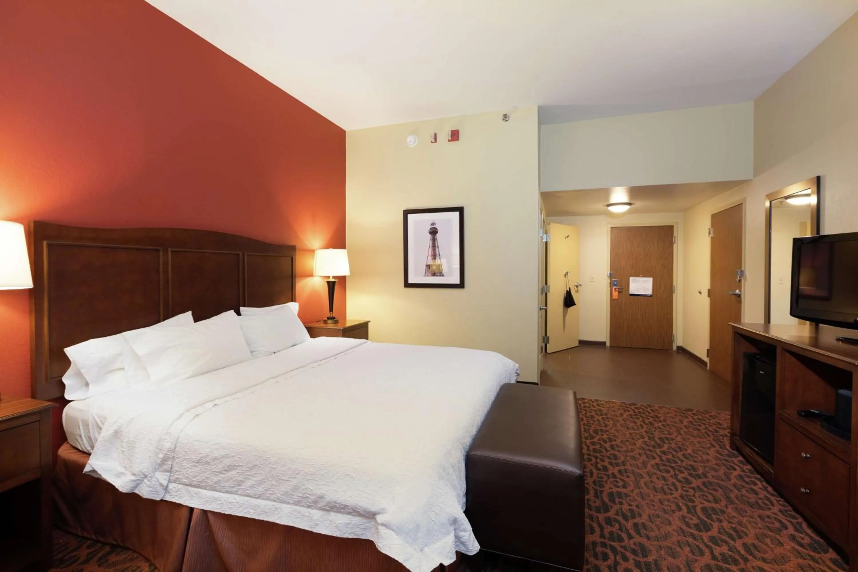 Bedroom, Bed in Hampton Inn Houma