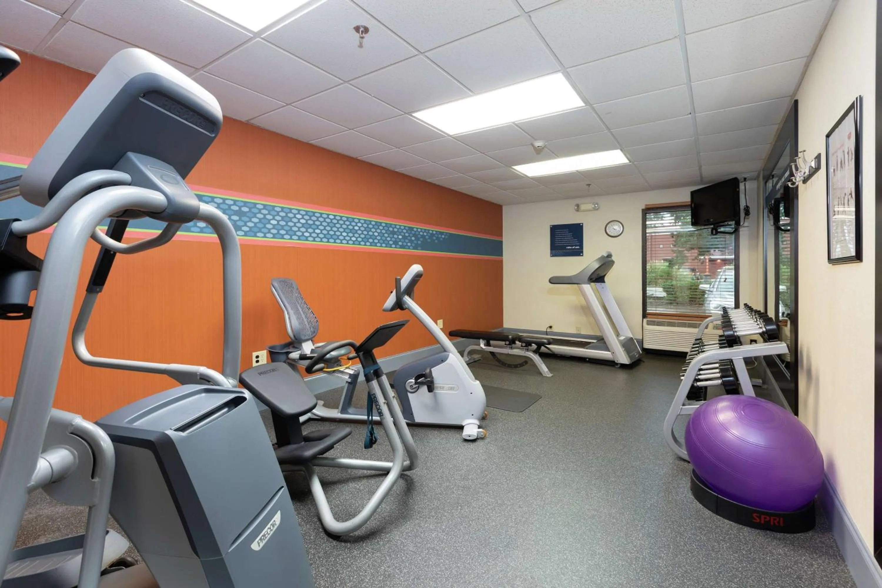 Fitness centre/facilities in Hampton Inn Houma