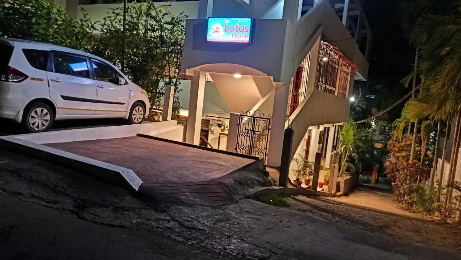 Night in The Lotus Home