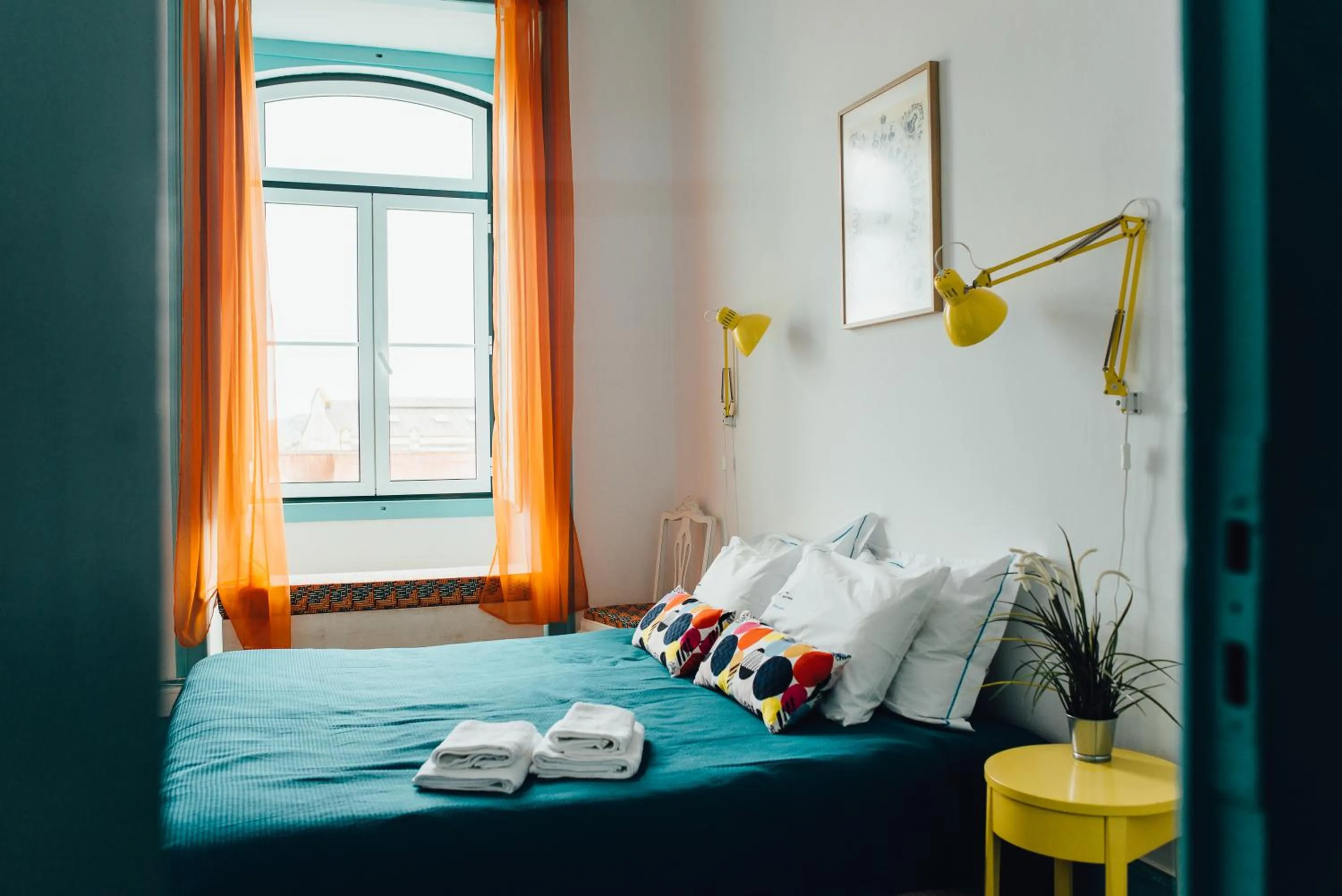 Bed in C&O Guest House Lisbon