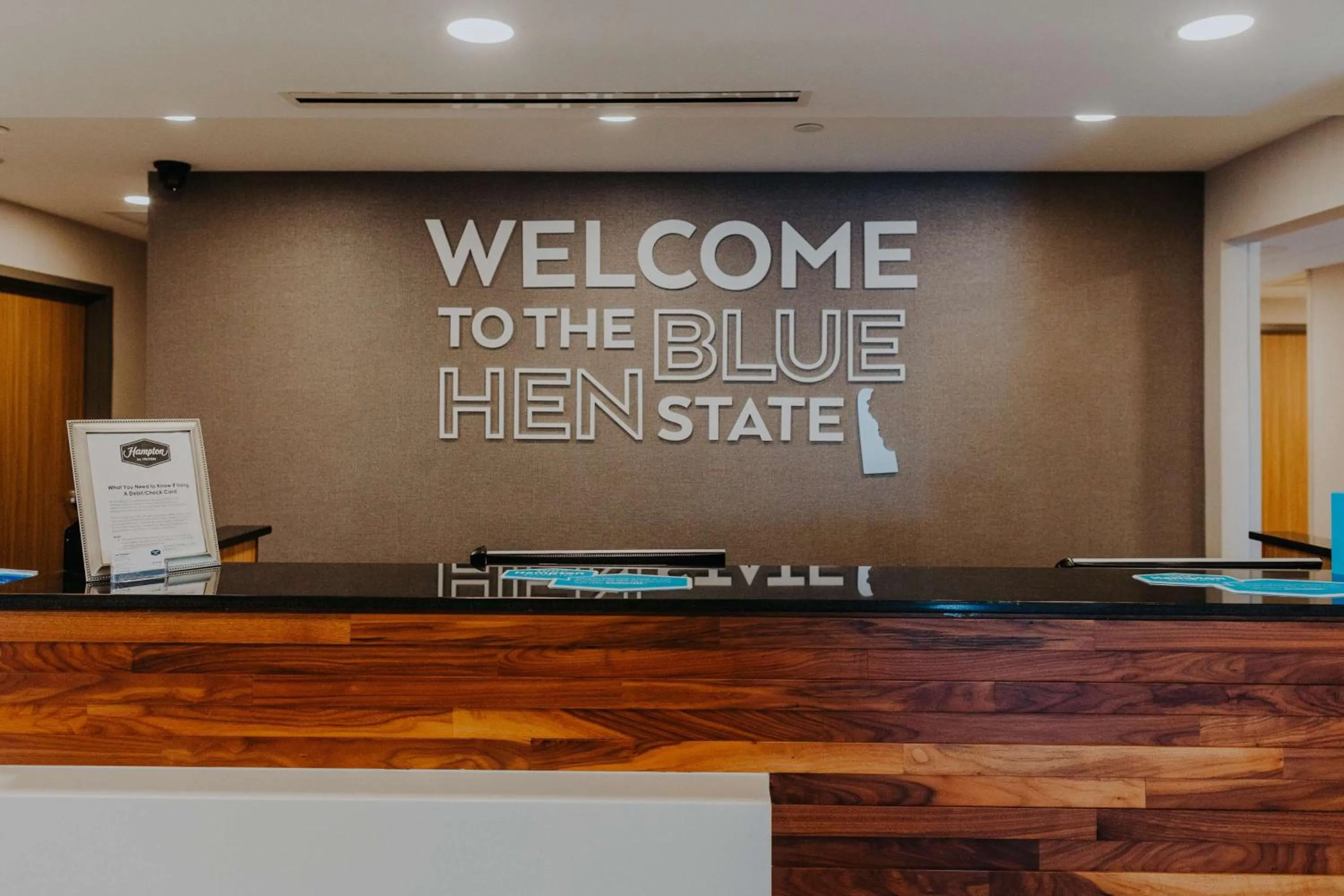 Lobby or reception in Hampton Inn Rehoboth Beach