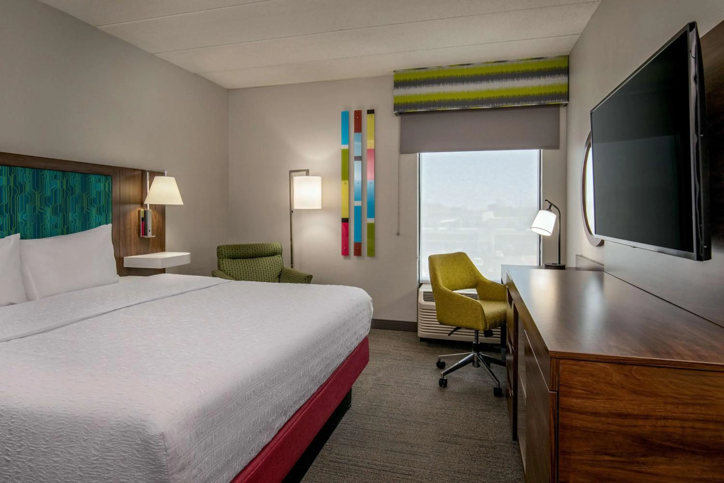 Bed in Hampton Inn Rehoboth Beach