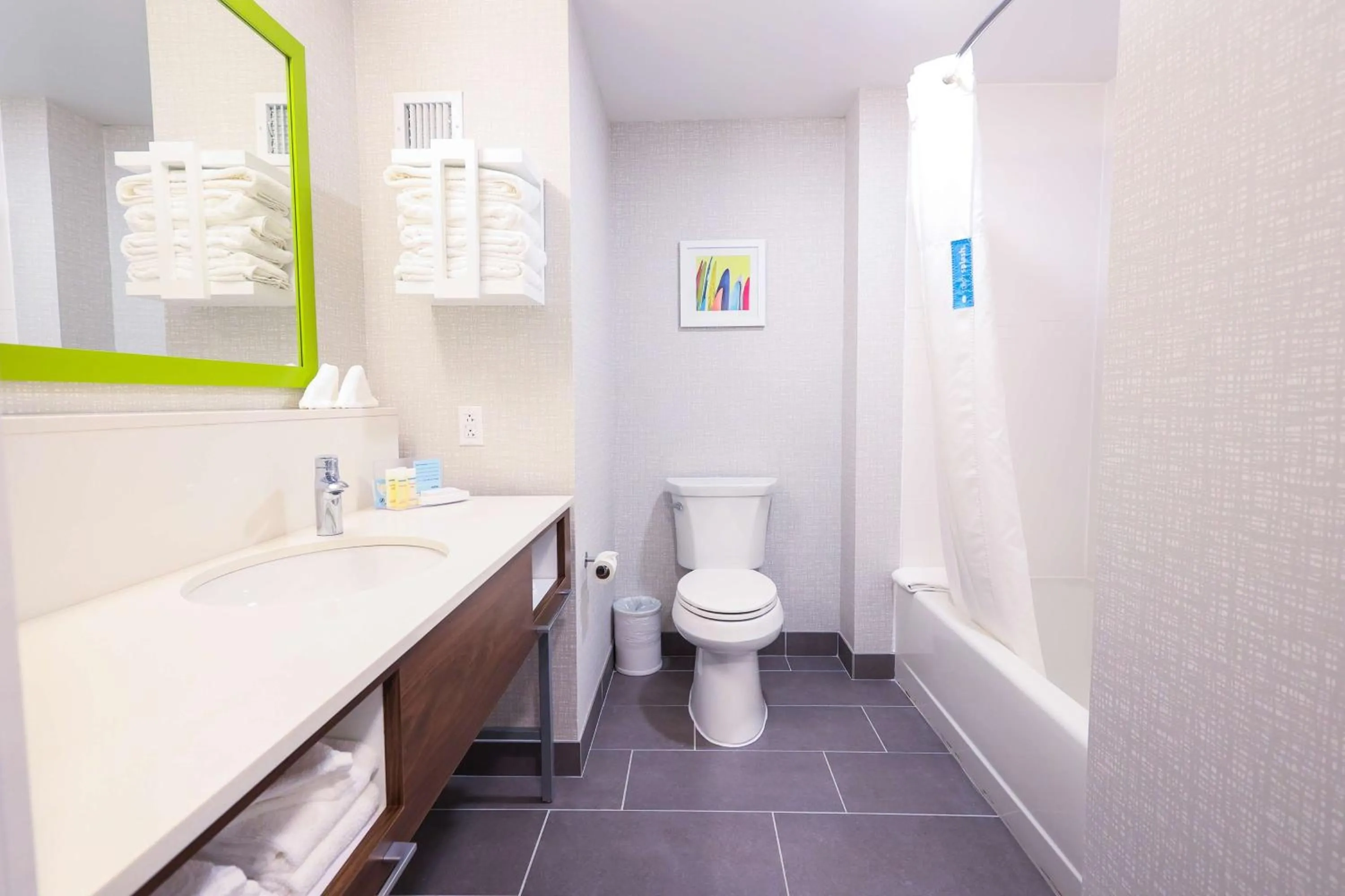 Bathroom in Hampton Inn Rehoboth Beach