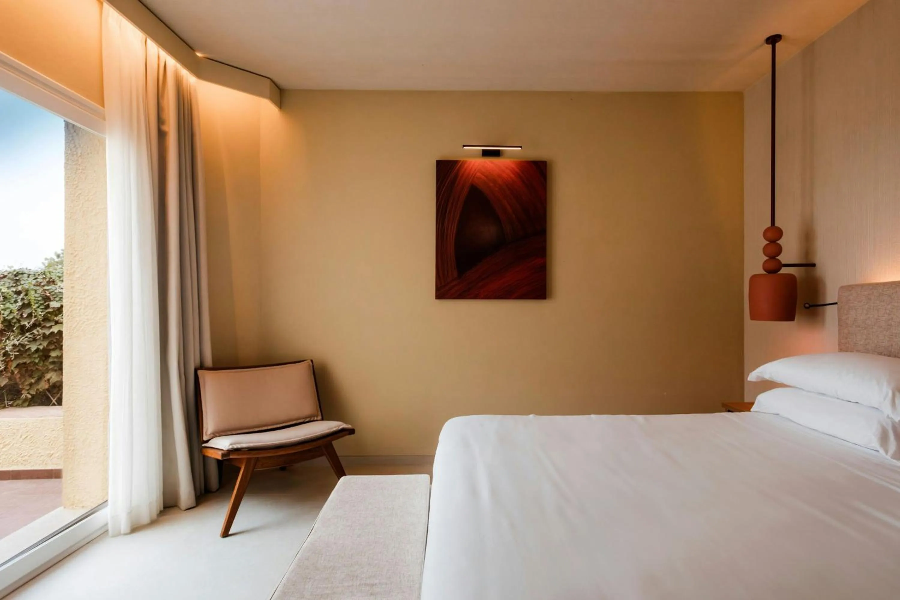 Photo of the whole room, Bed in Mangia's Brucoli, Sicily, Autograph Collection