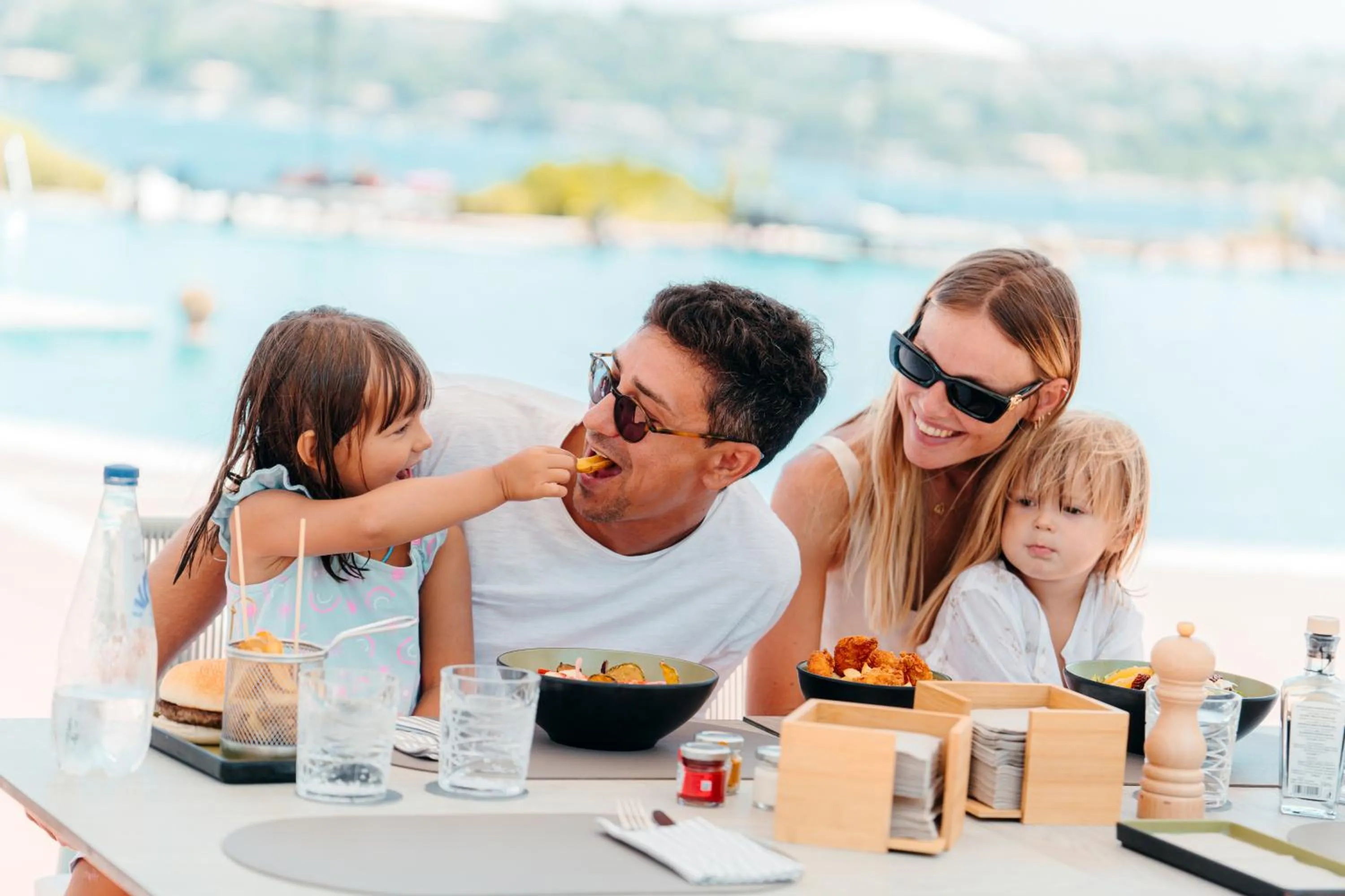 Family in Mangia's Brucoli, Sicily, Autograph Collection