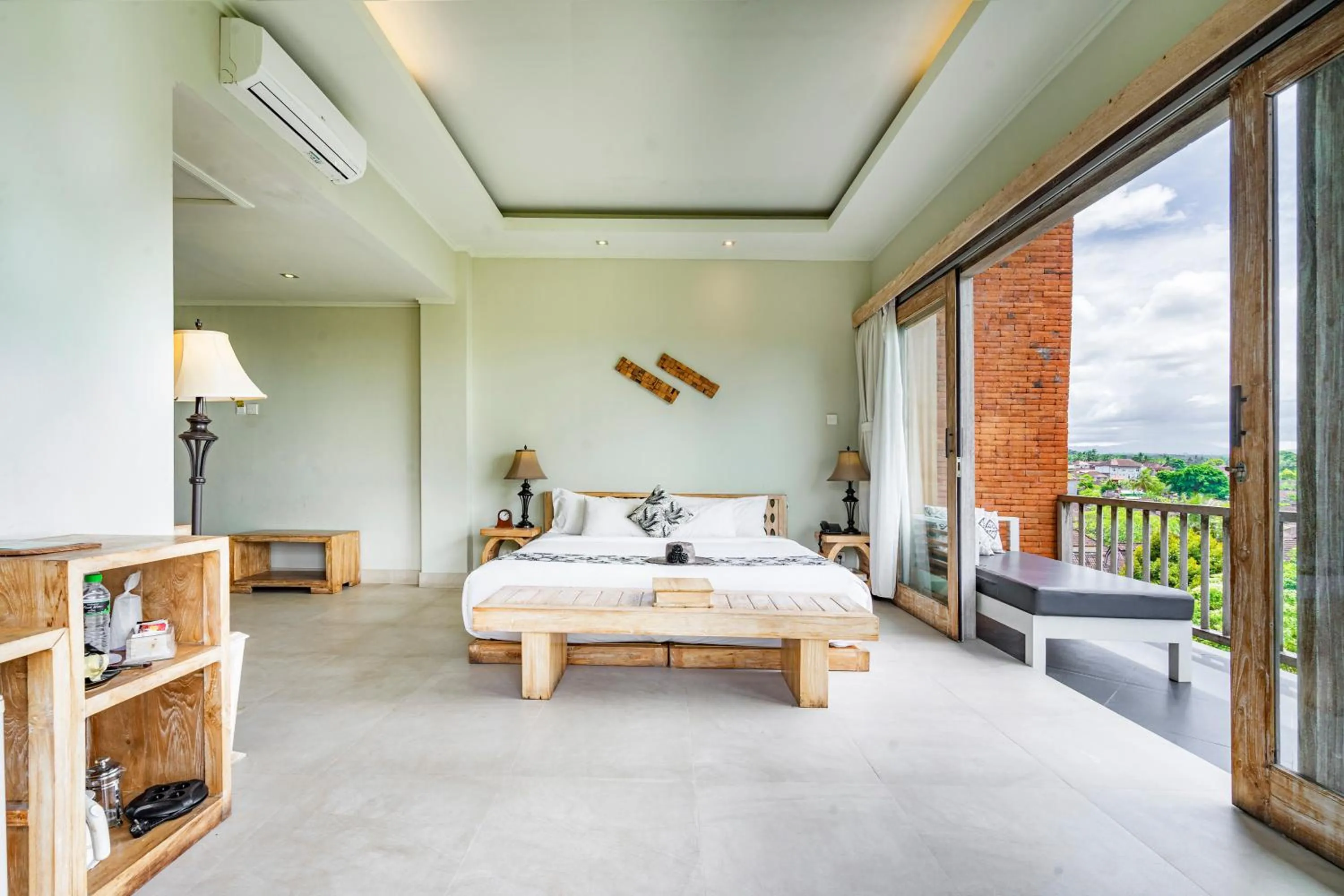 Bed in KajaNe Yangloni at Ubud Bali