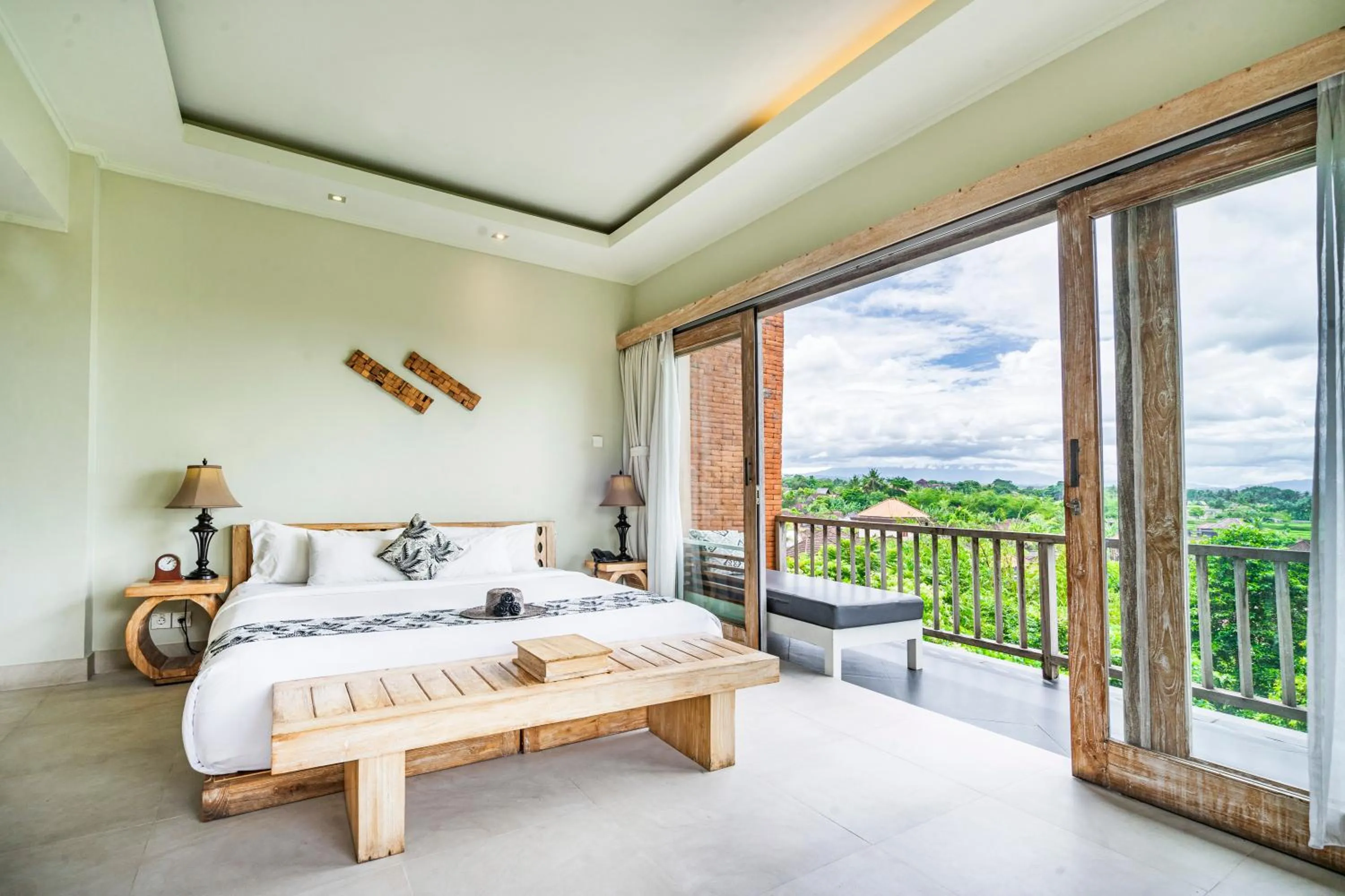 Bed in KajaNe Yangloni at Ubud Bali