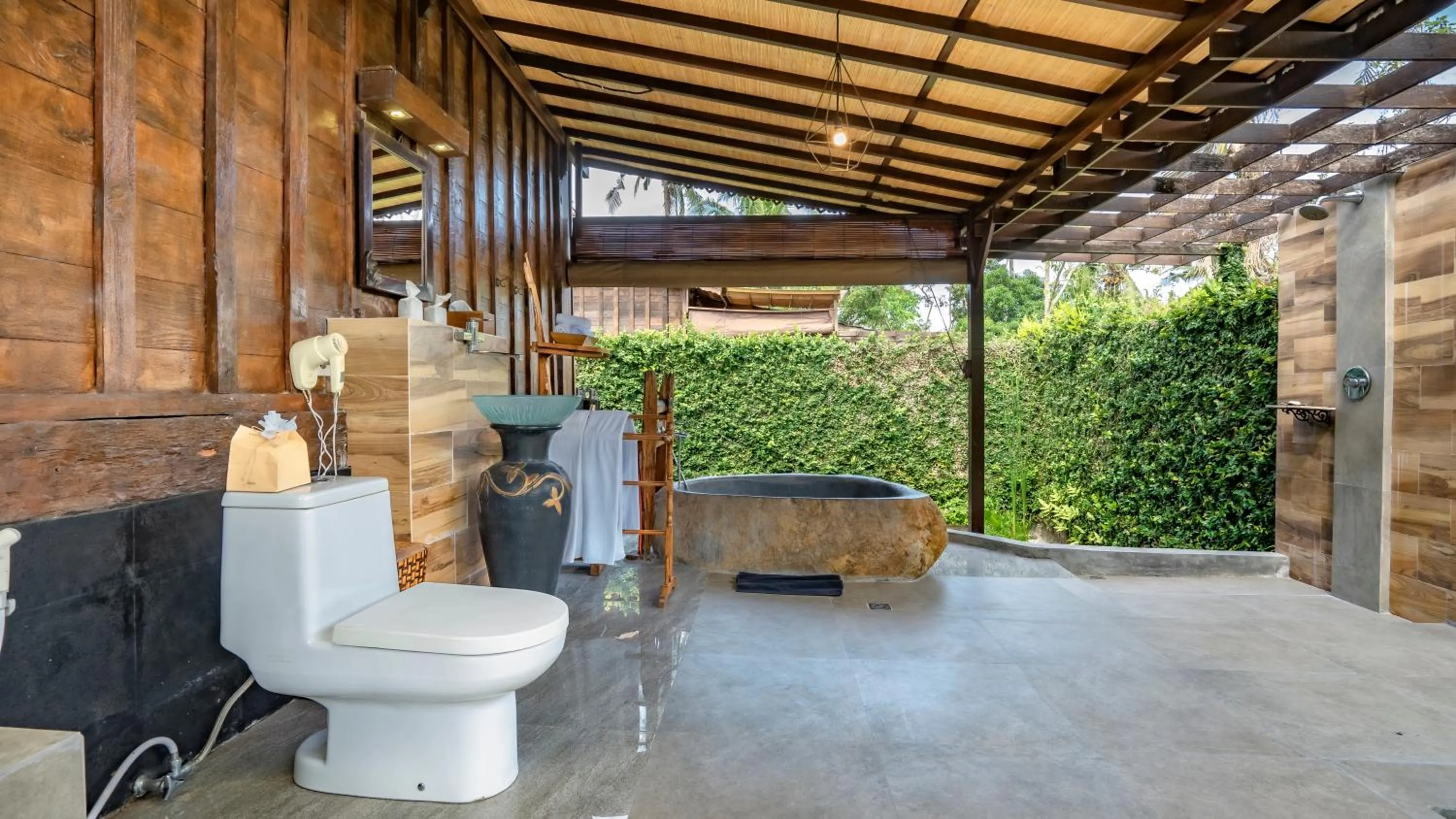 Bathroom in KajaNe Yangloni at Ubud Bali