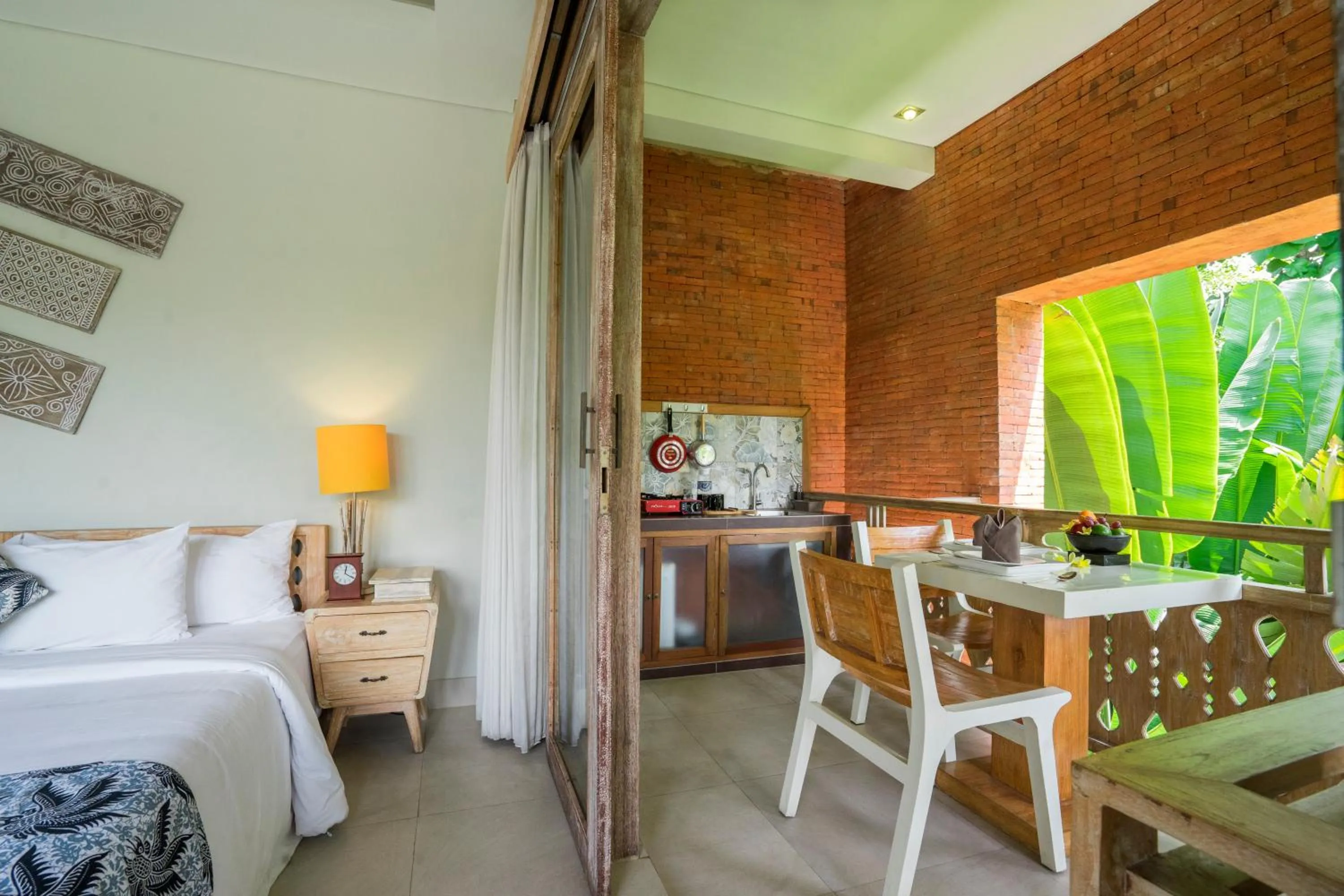 Photo of the whole room, Bed in KajaNe Yangloni at Ubud Bali