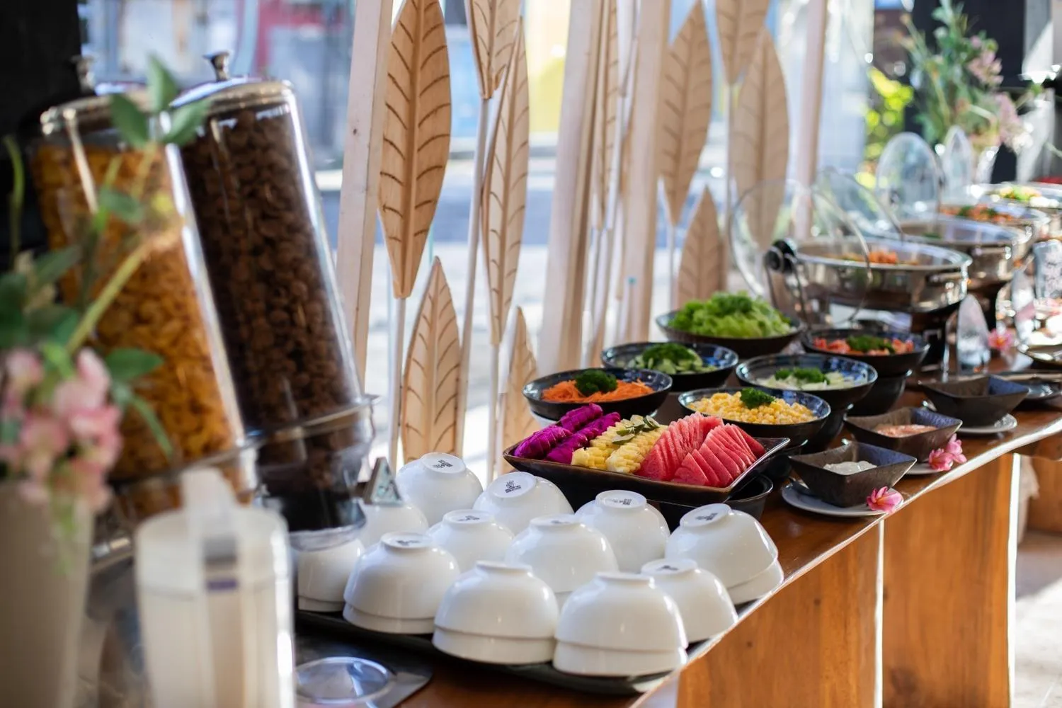 Breakfast in Royal Hotel and Villa Bali