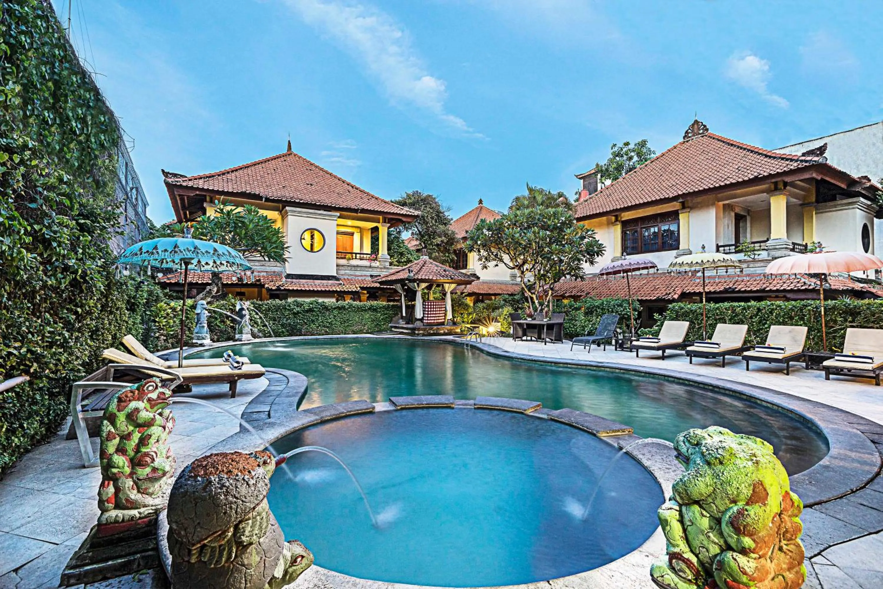 Property building in Royal Hotel and Villa Bali