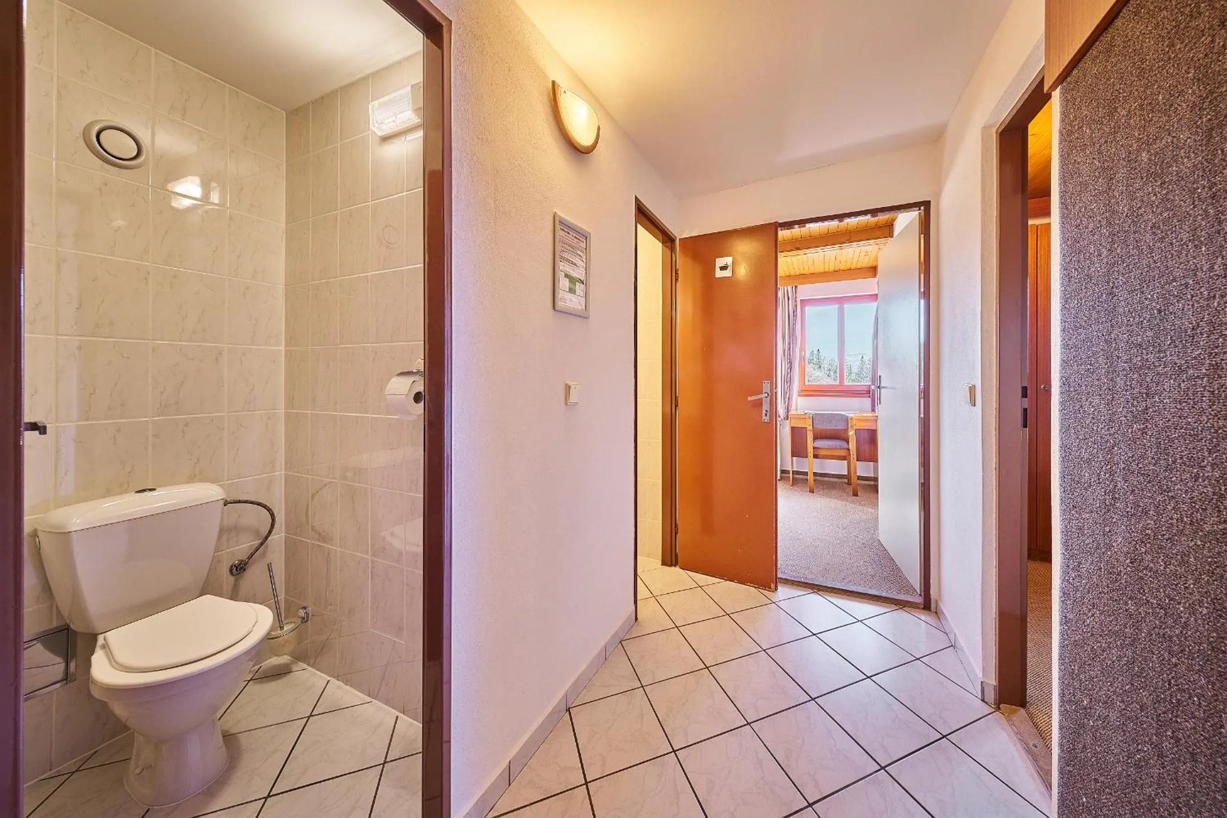 Toilet in Hotel Bouda Jana