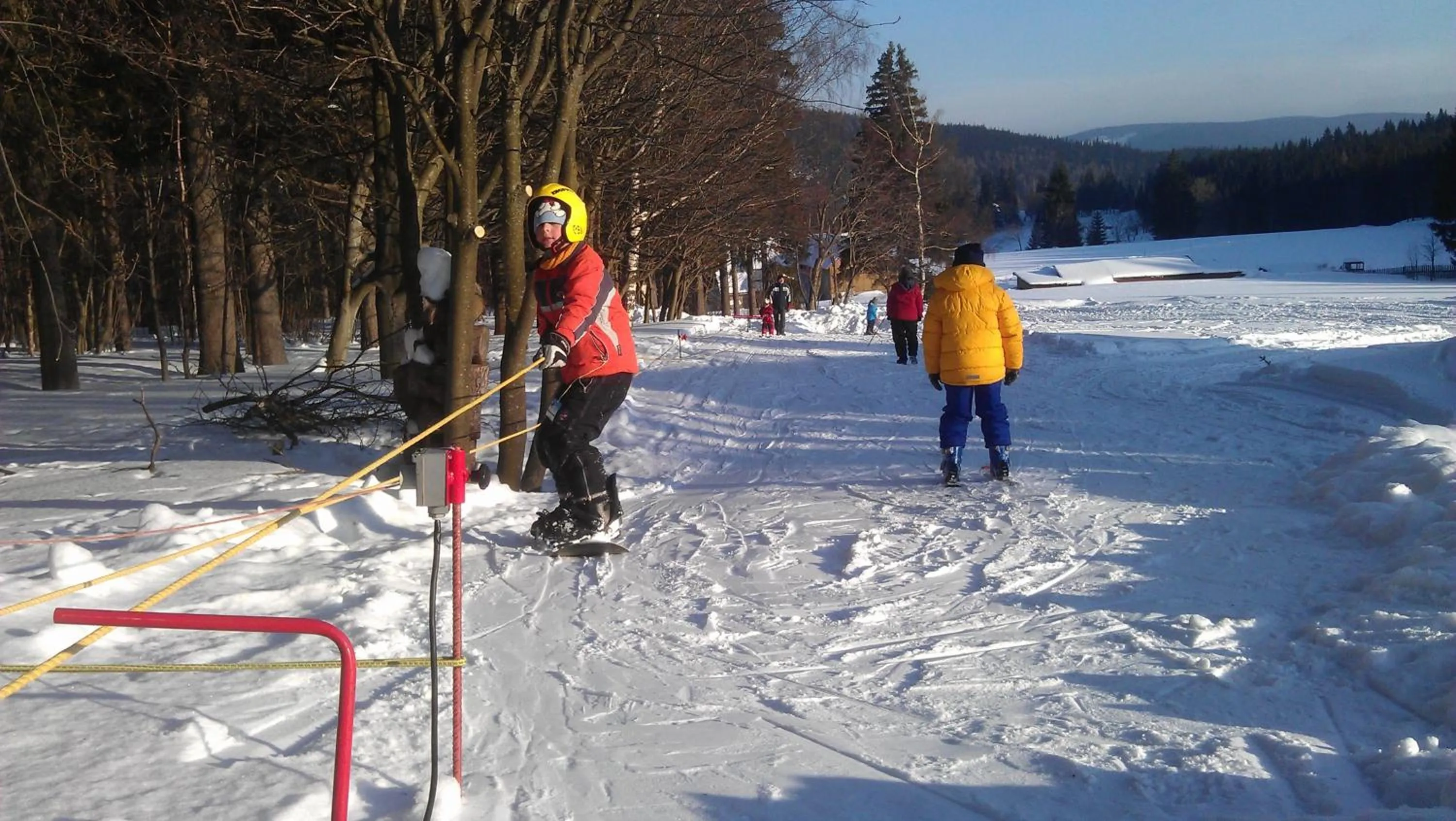 Skiing in Hotel Bouda Jana