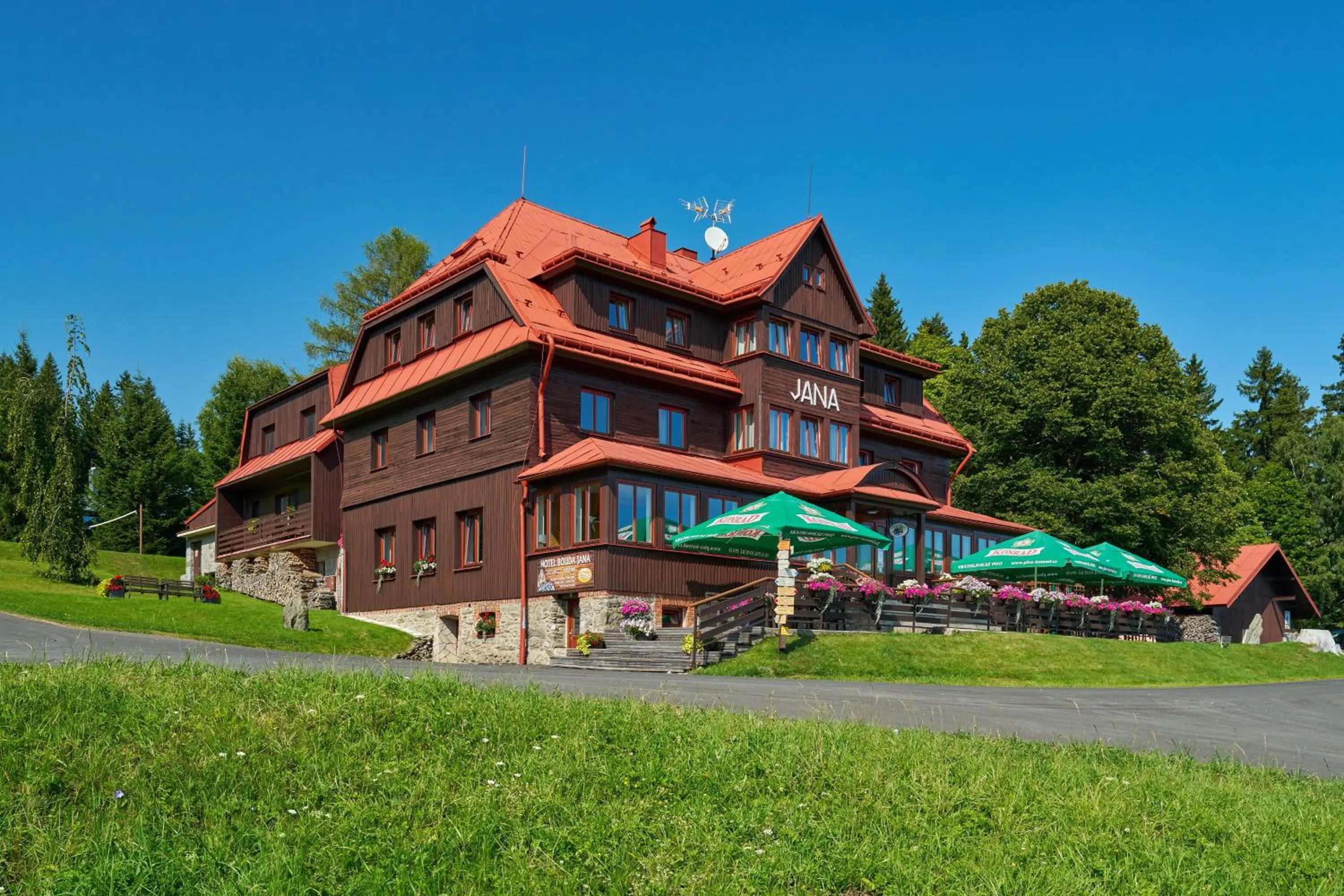 Property building in Hotel Bouda Jana