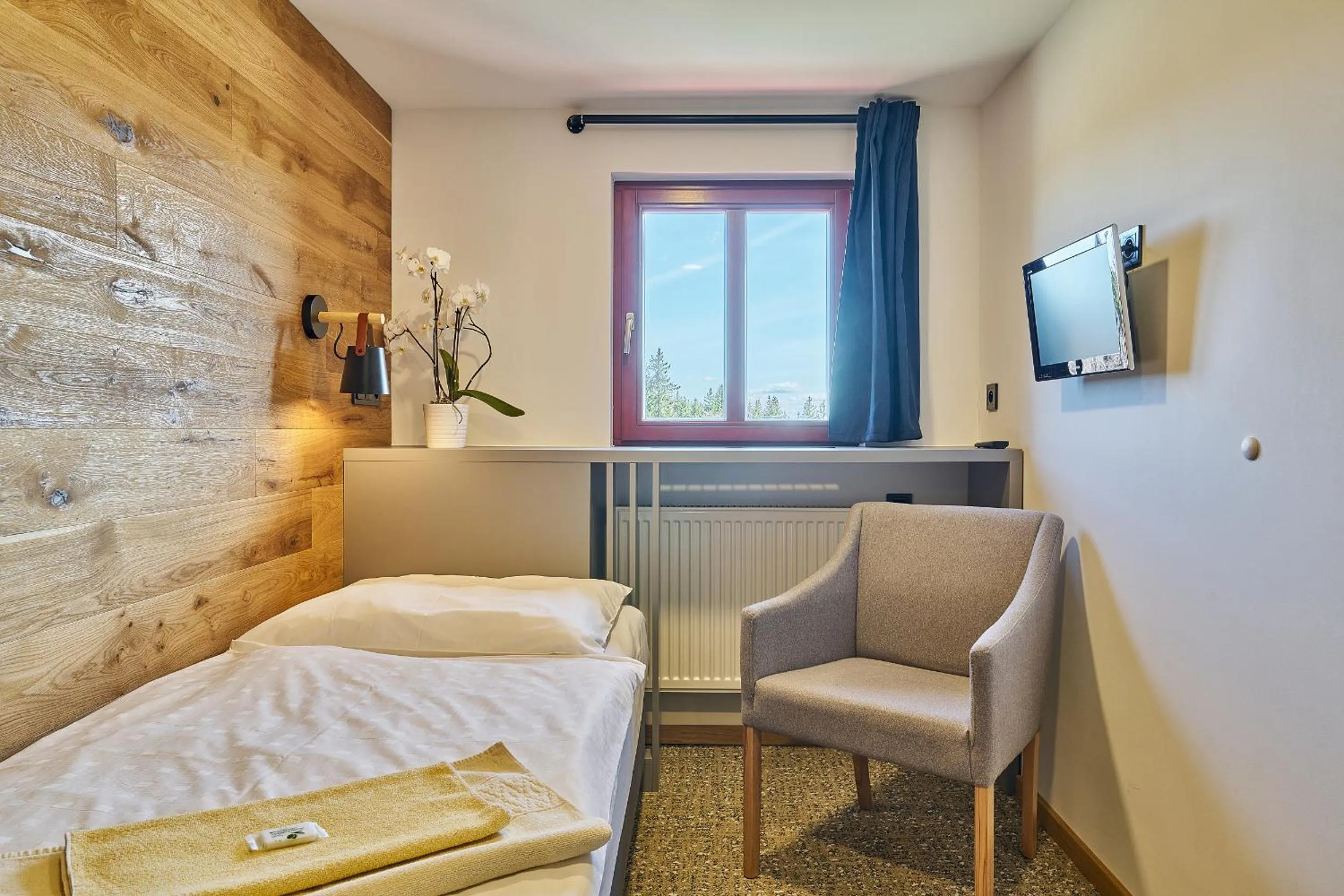 Bed in Hotel Bouda Jana