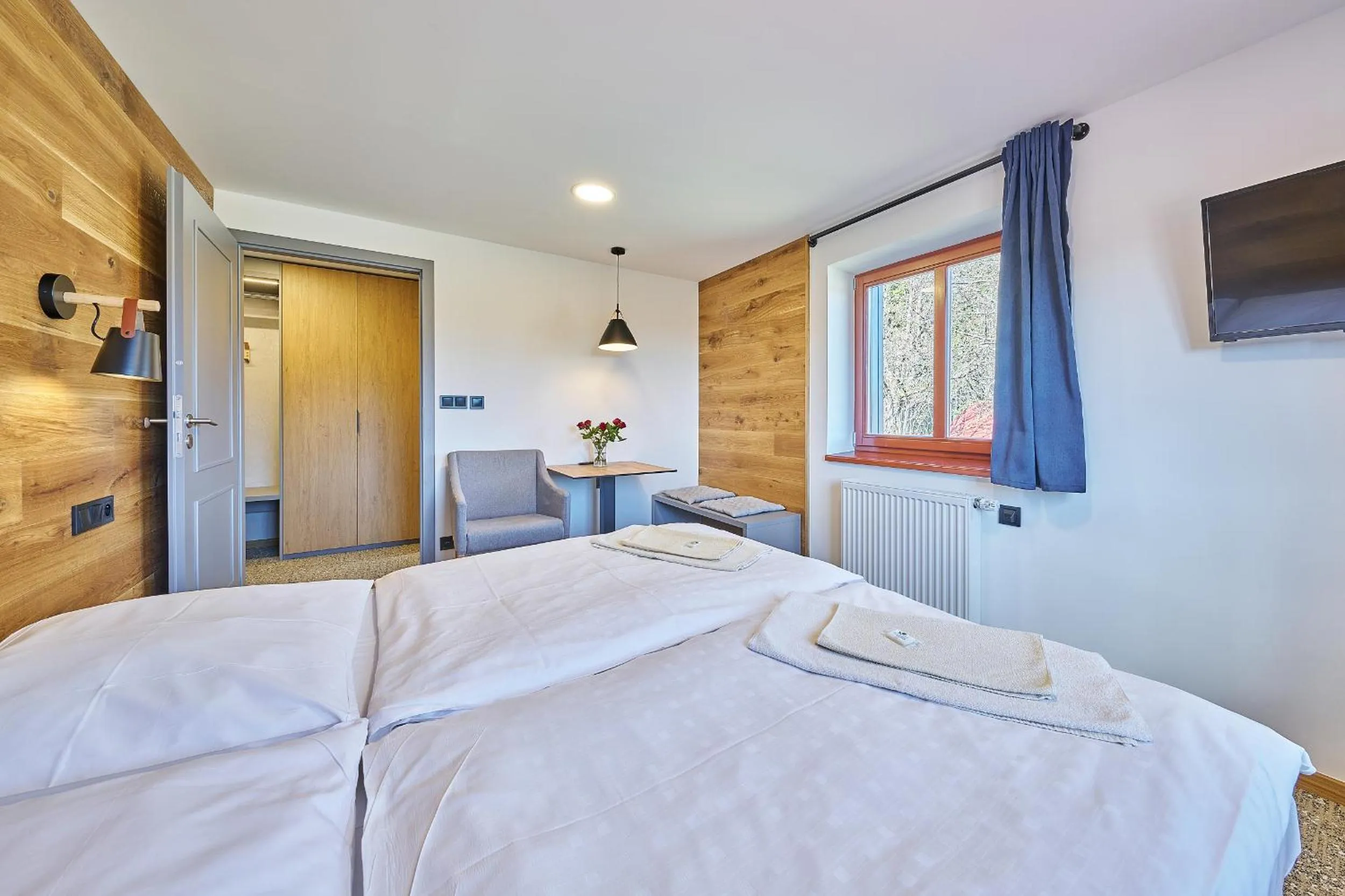 Bed in Hotel Bouda Jana