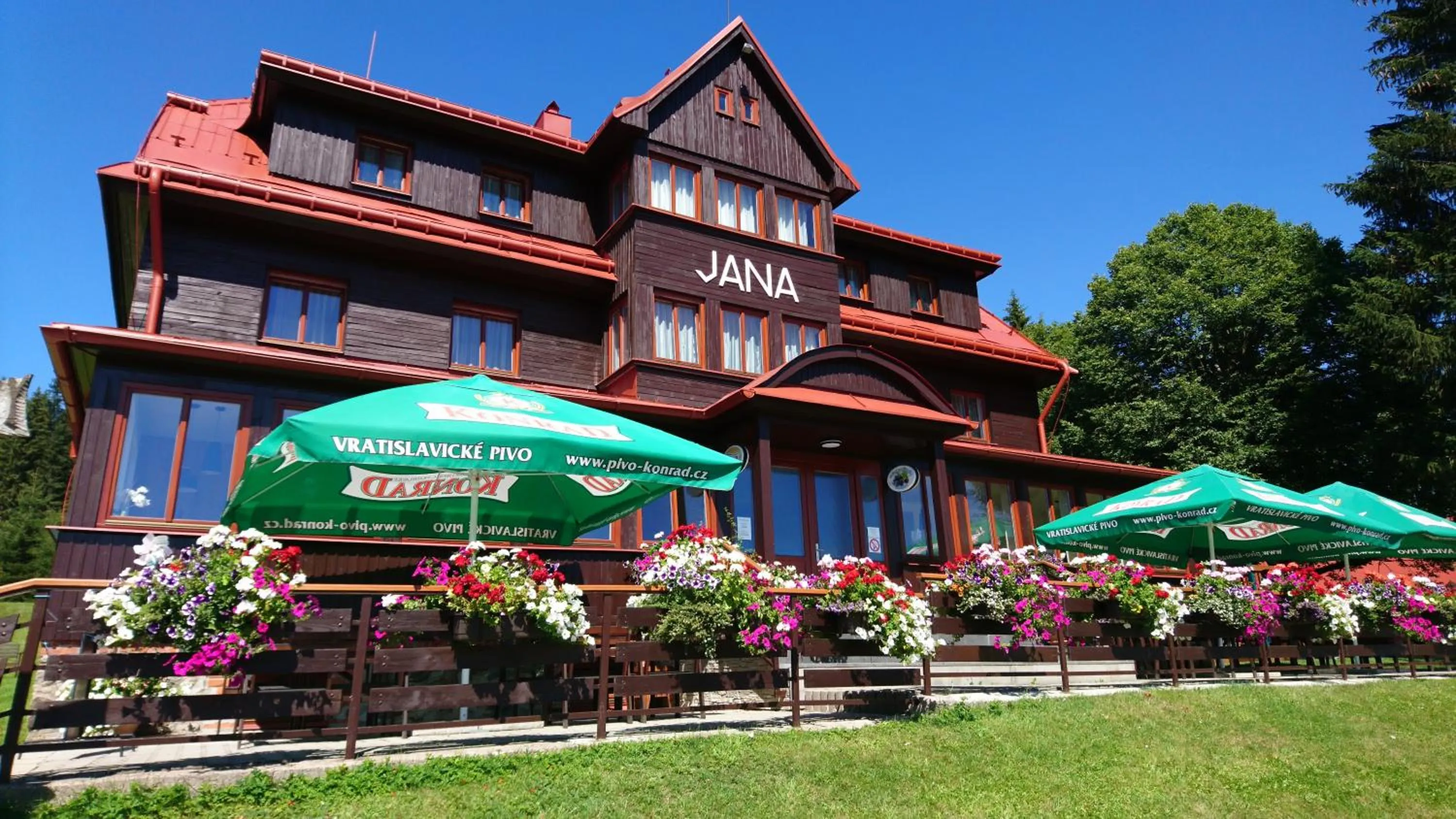 Property building in Hotel Bouda Jana