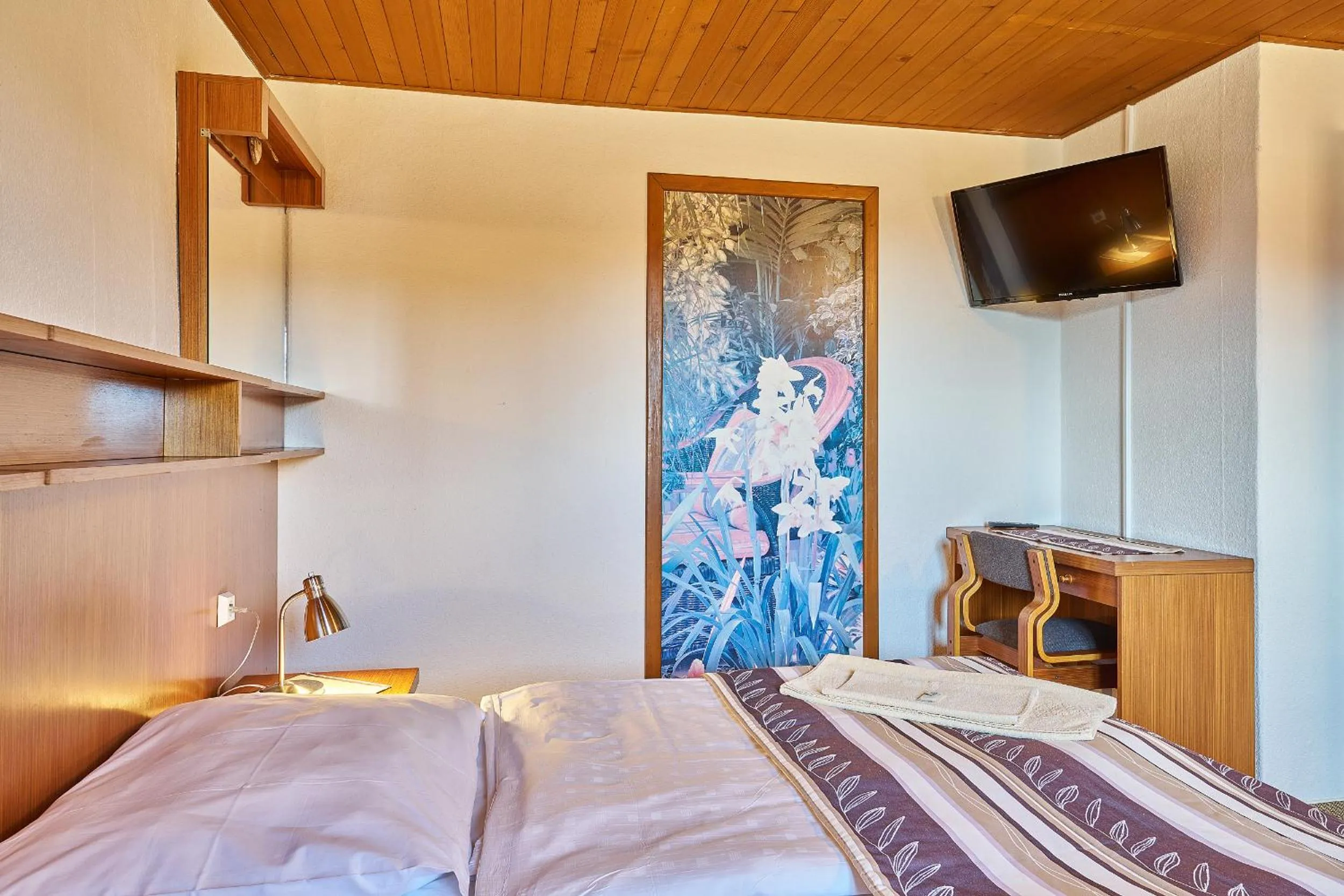 Bed in Hotel Bouda Jana