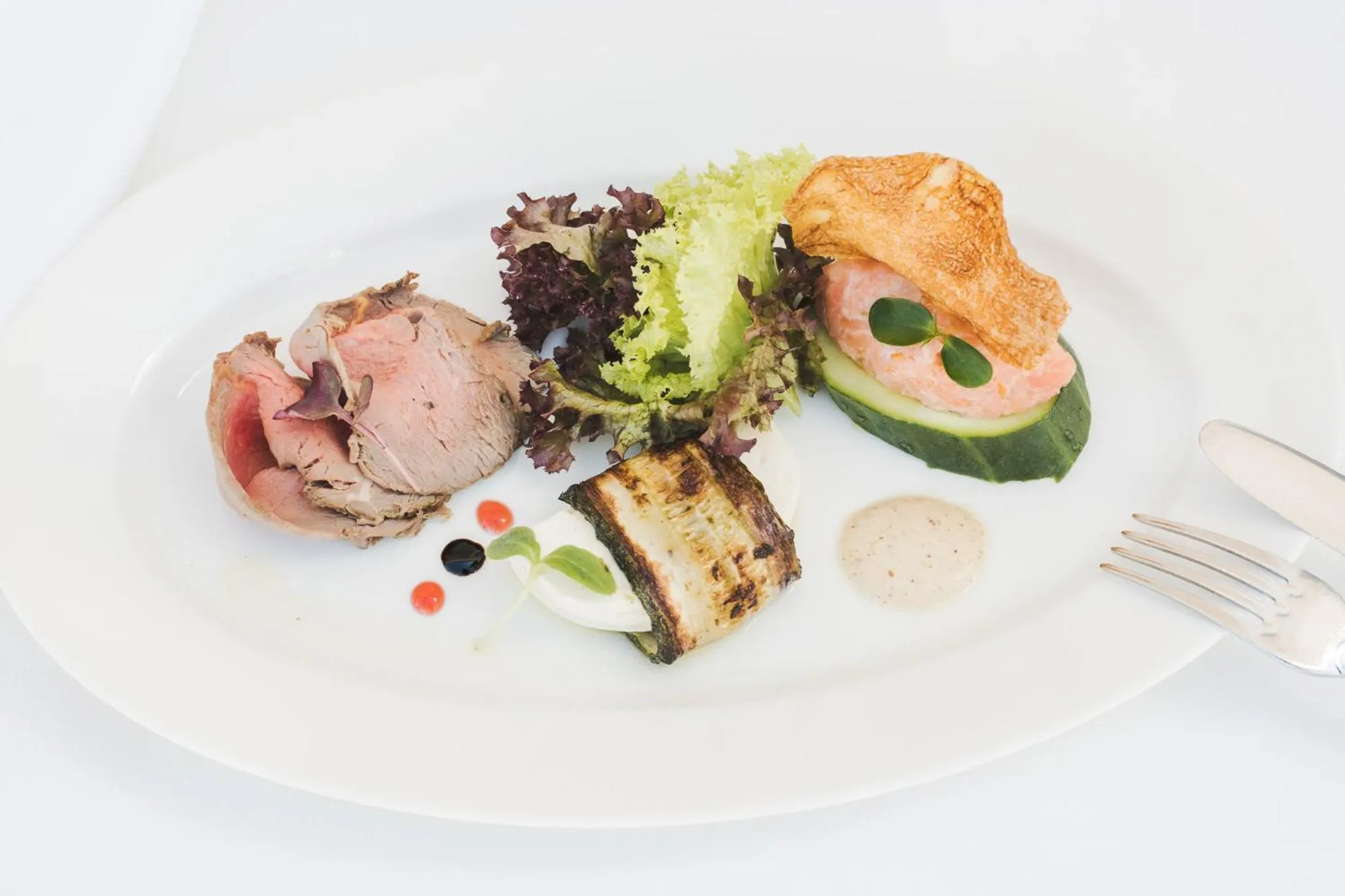 Food close-up in Hotel Restaurant Höldrichsmühle