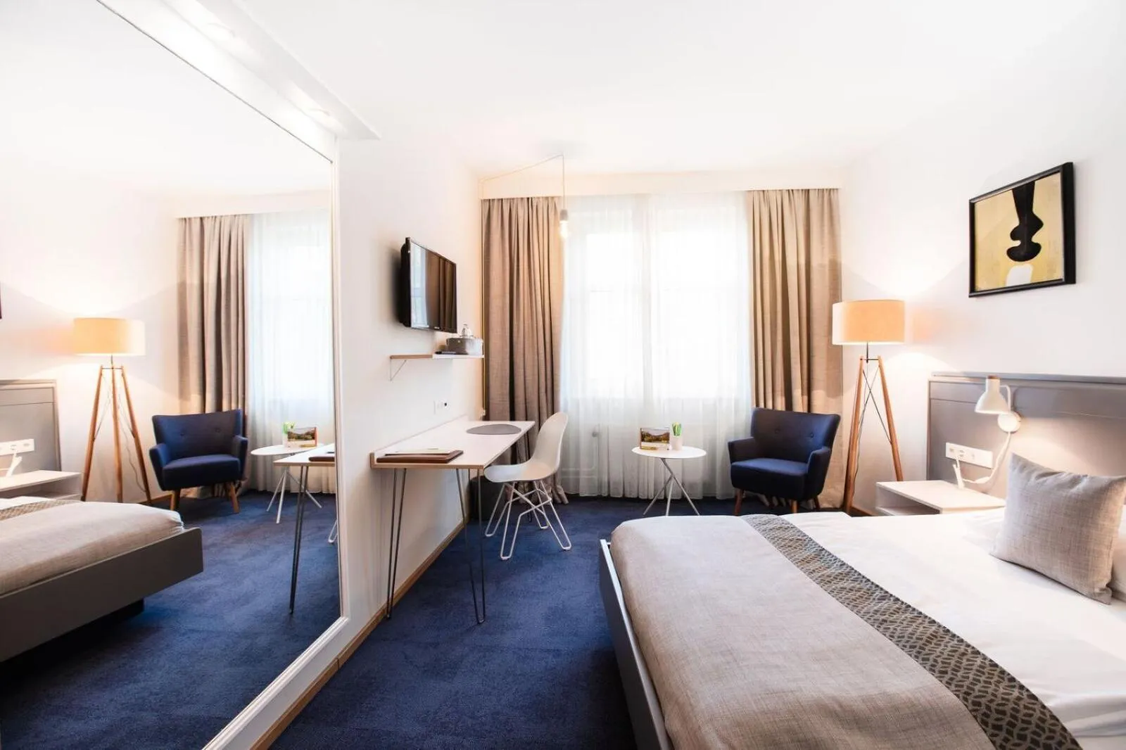 Bedroom, Bed in Hotel Restaurant Höldrichsmühle