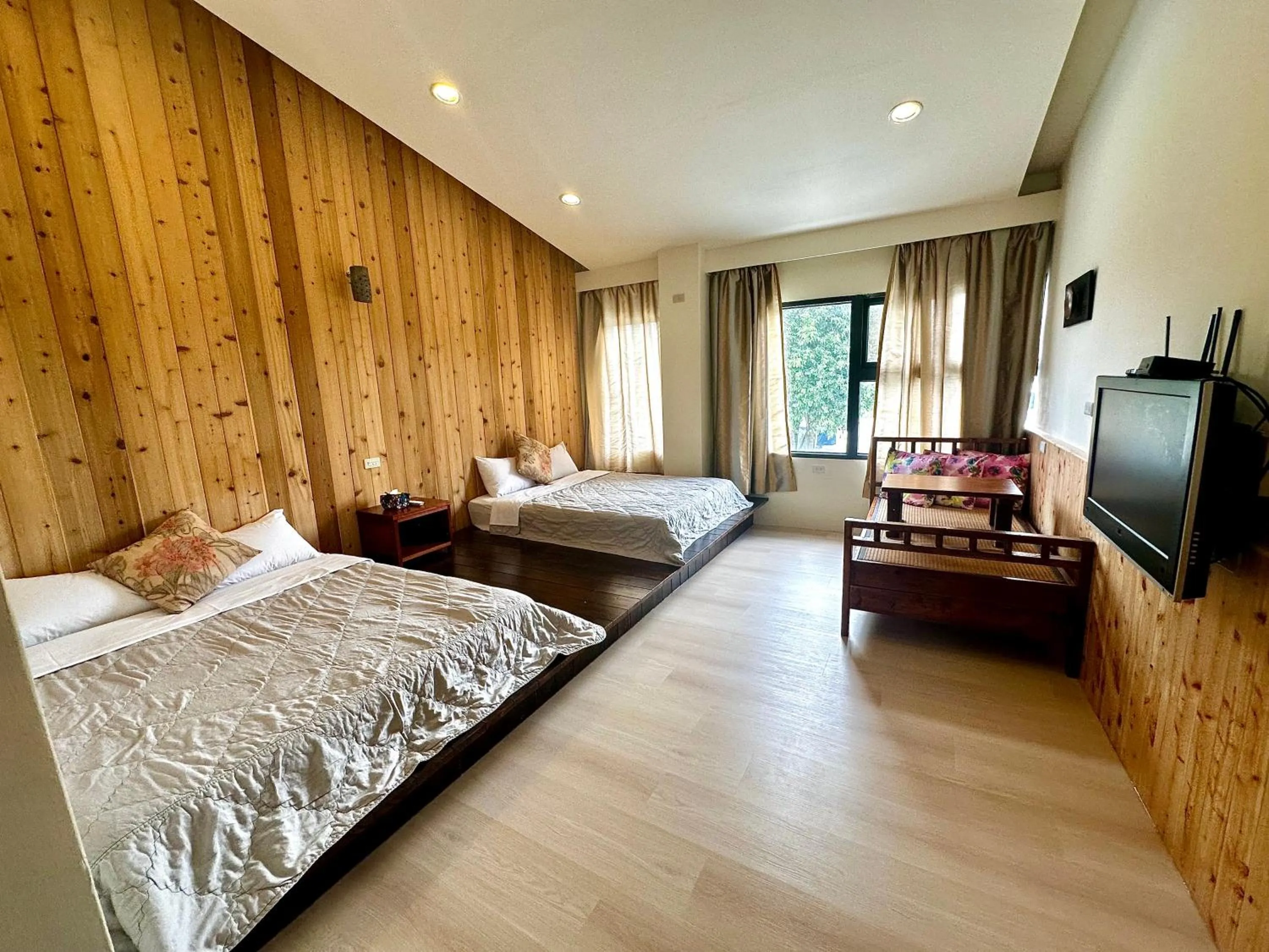 Bed in SHYE Lithuania Homestay