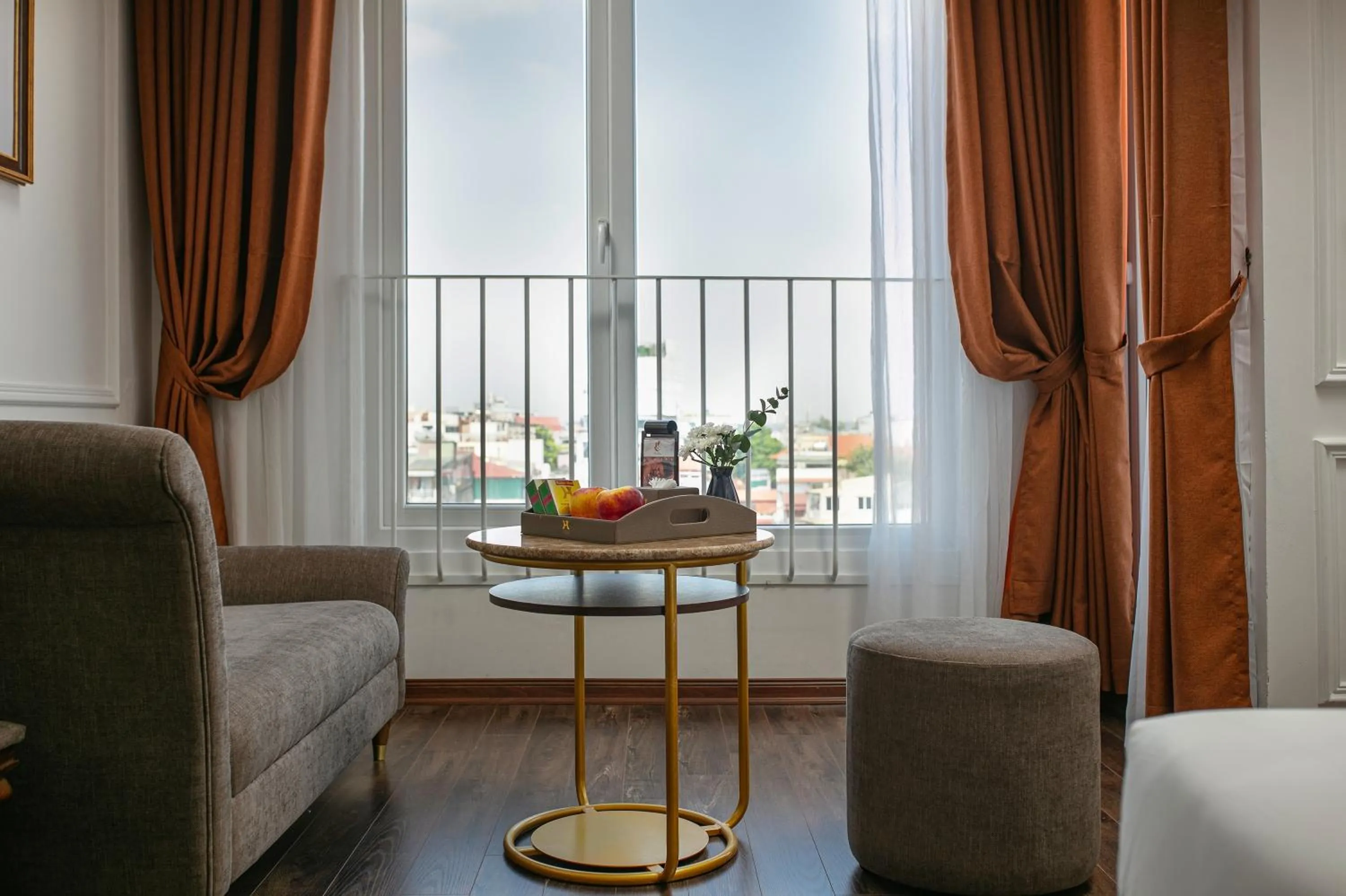 Seating area in Hanoi Allure Hotel