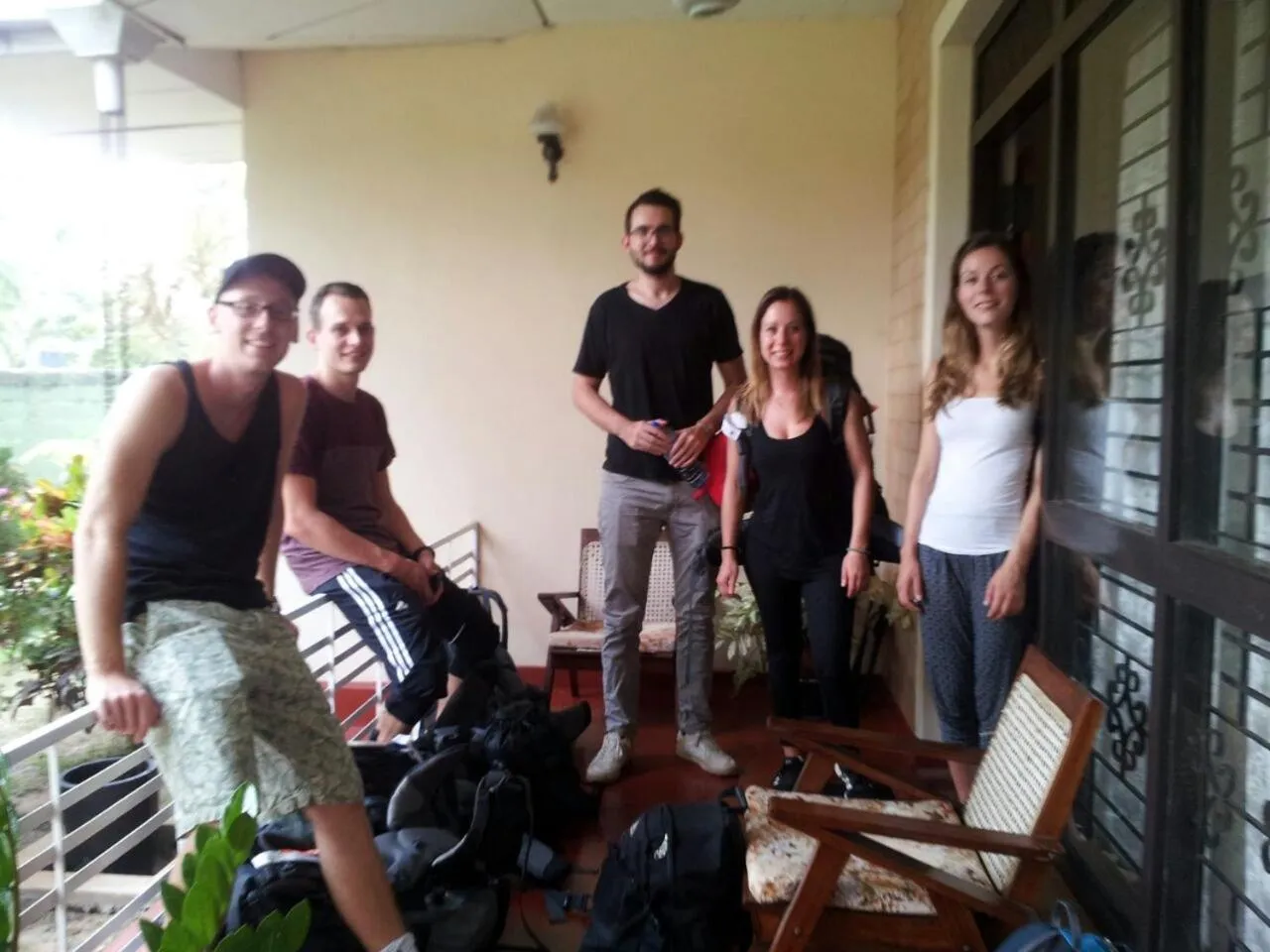 Facade/entrance in Mama's Hostel by Taprobane