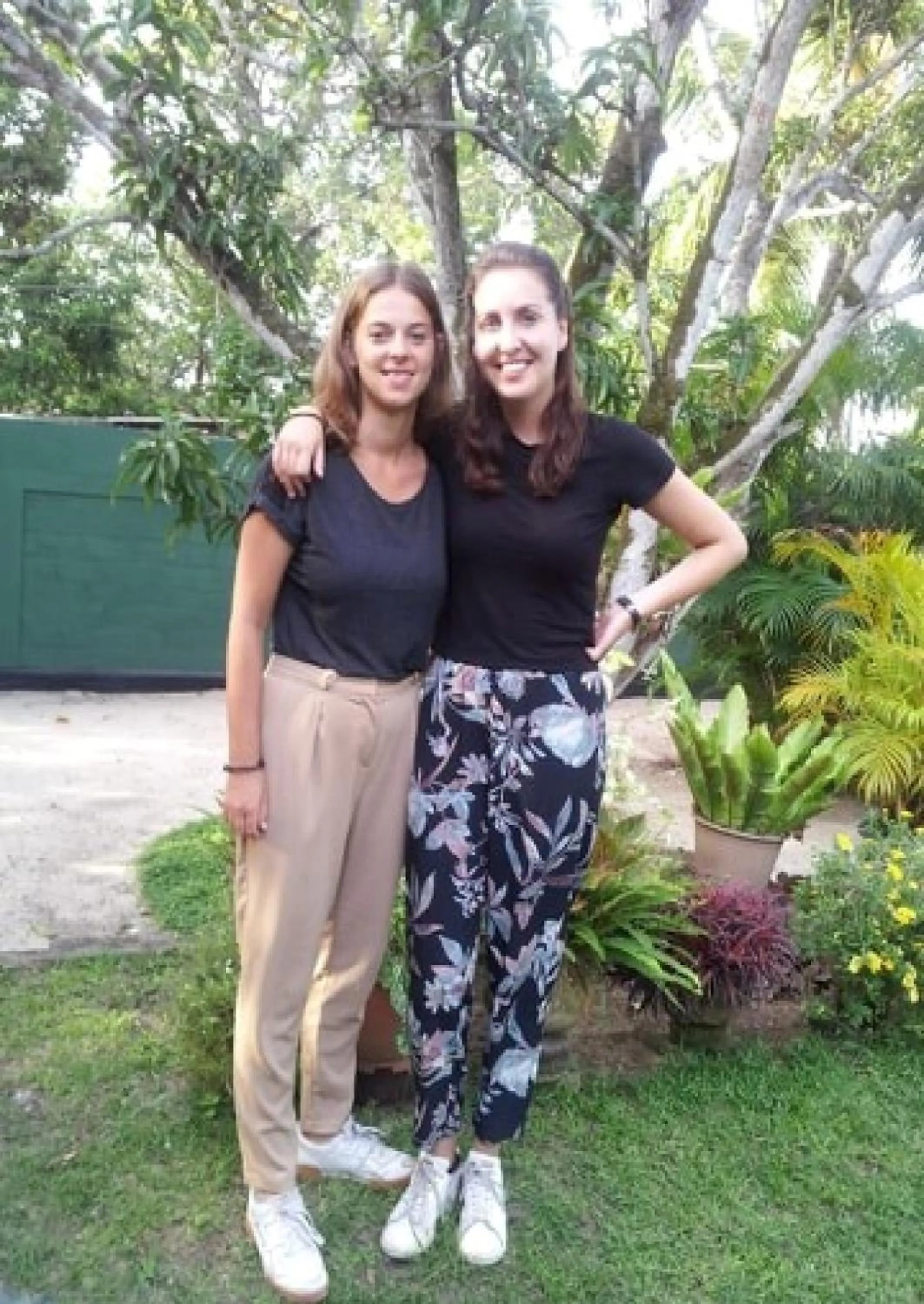 Garden in Mama's Hostel by Taprobane