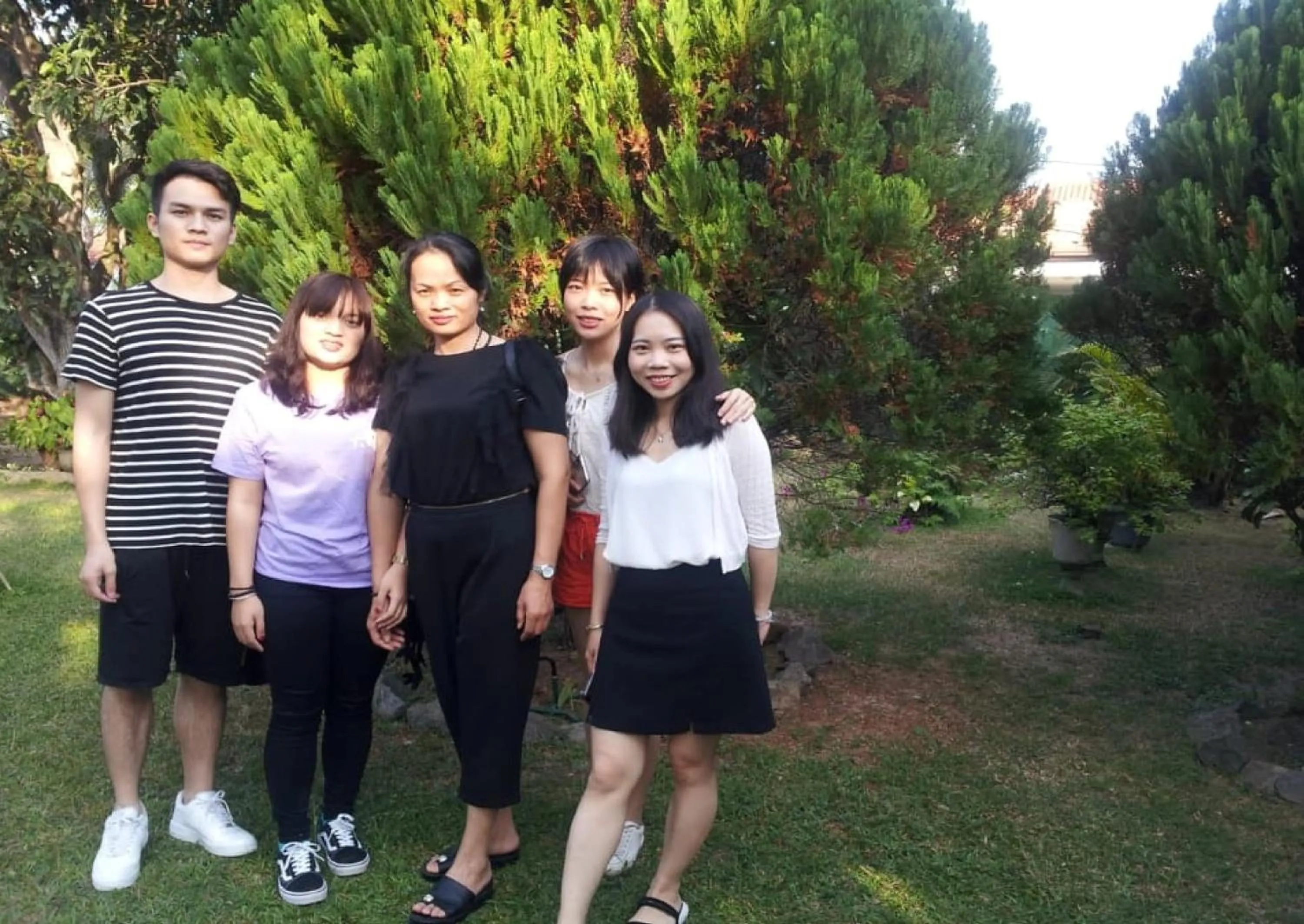 Garden in Mama's Hostel by Taprobane