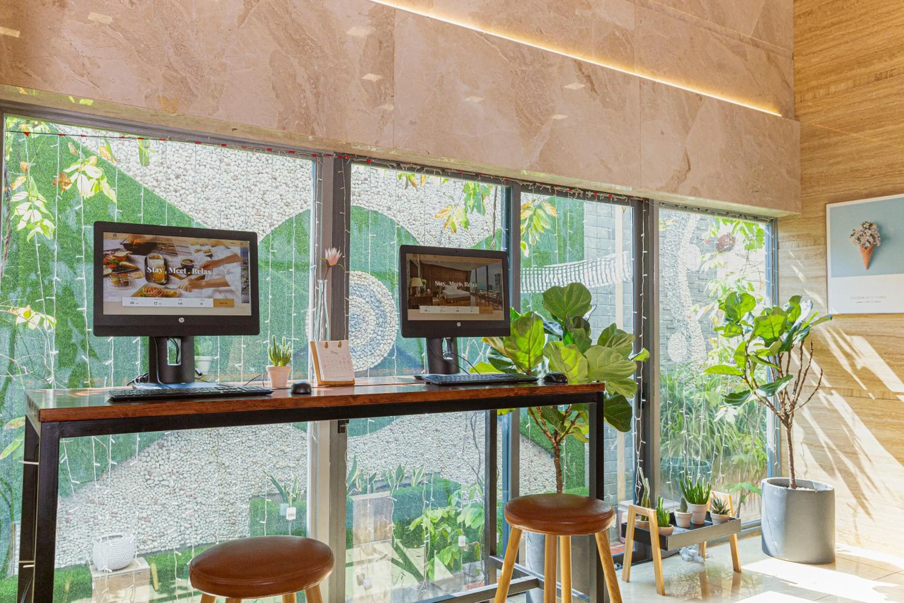 Garden view in Nhu Minh Plaza Danang Hotel