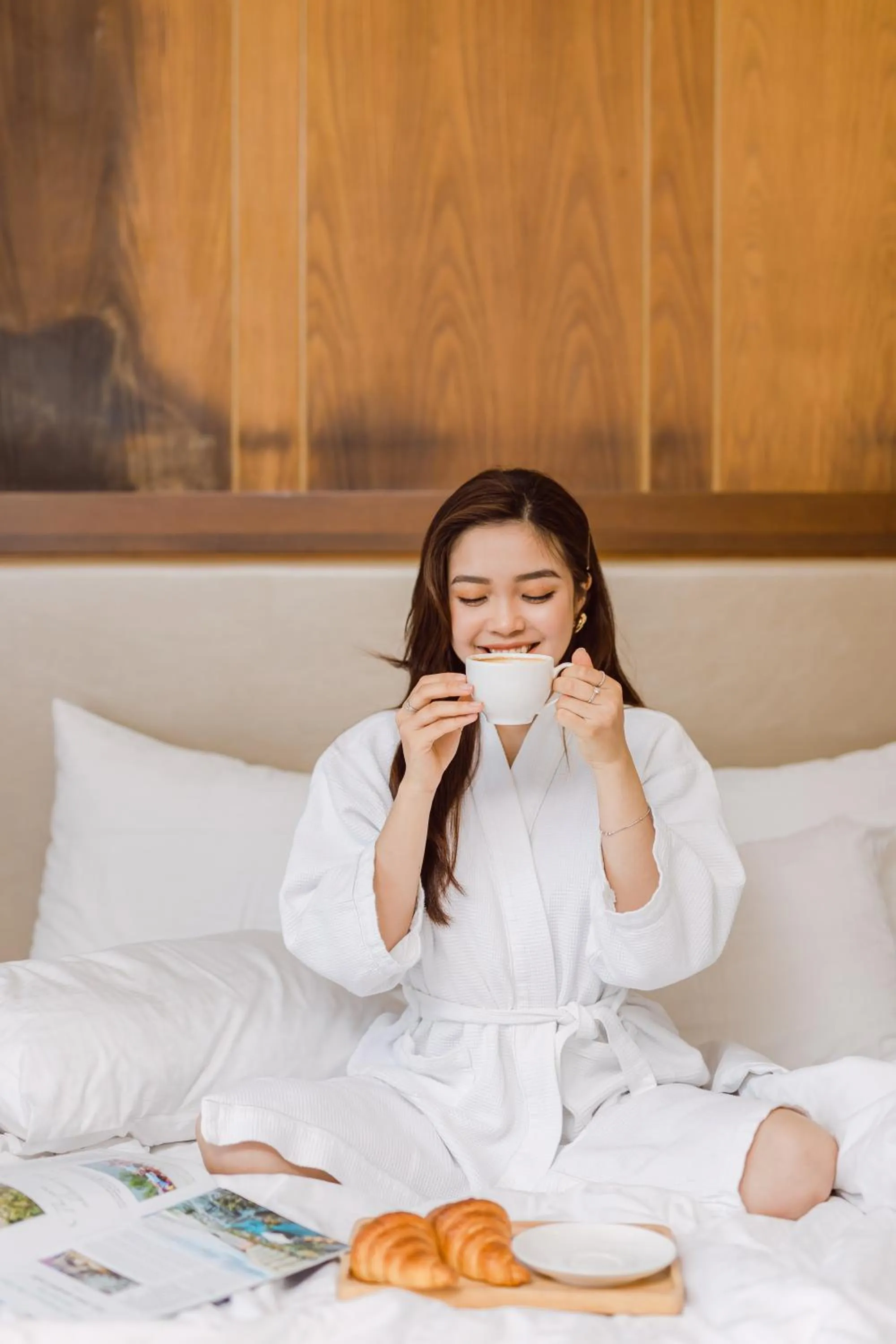 Bed in Nhu Minh Plaza Danang Hotel