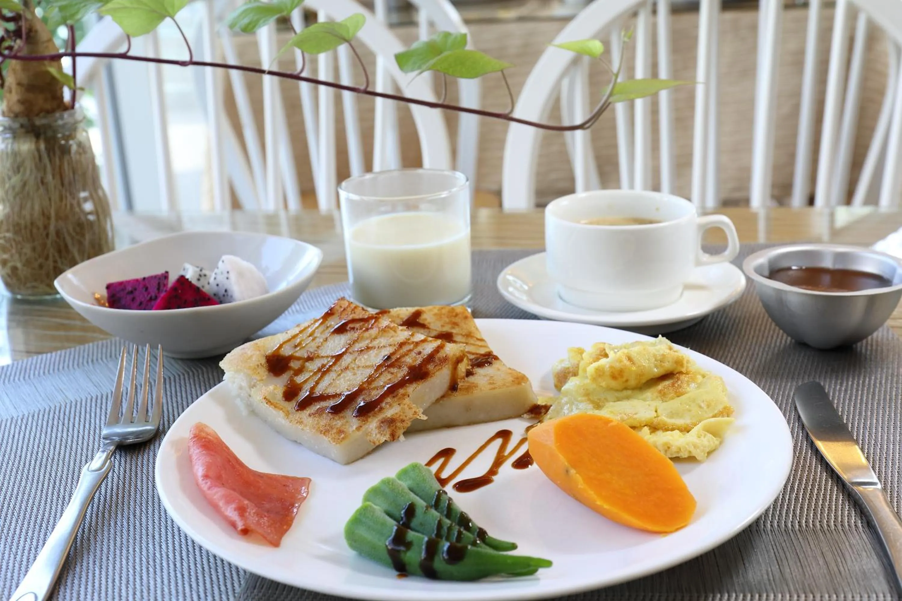 Breakfast in Yue Ya Guan Homestay