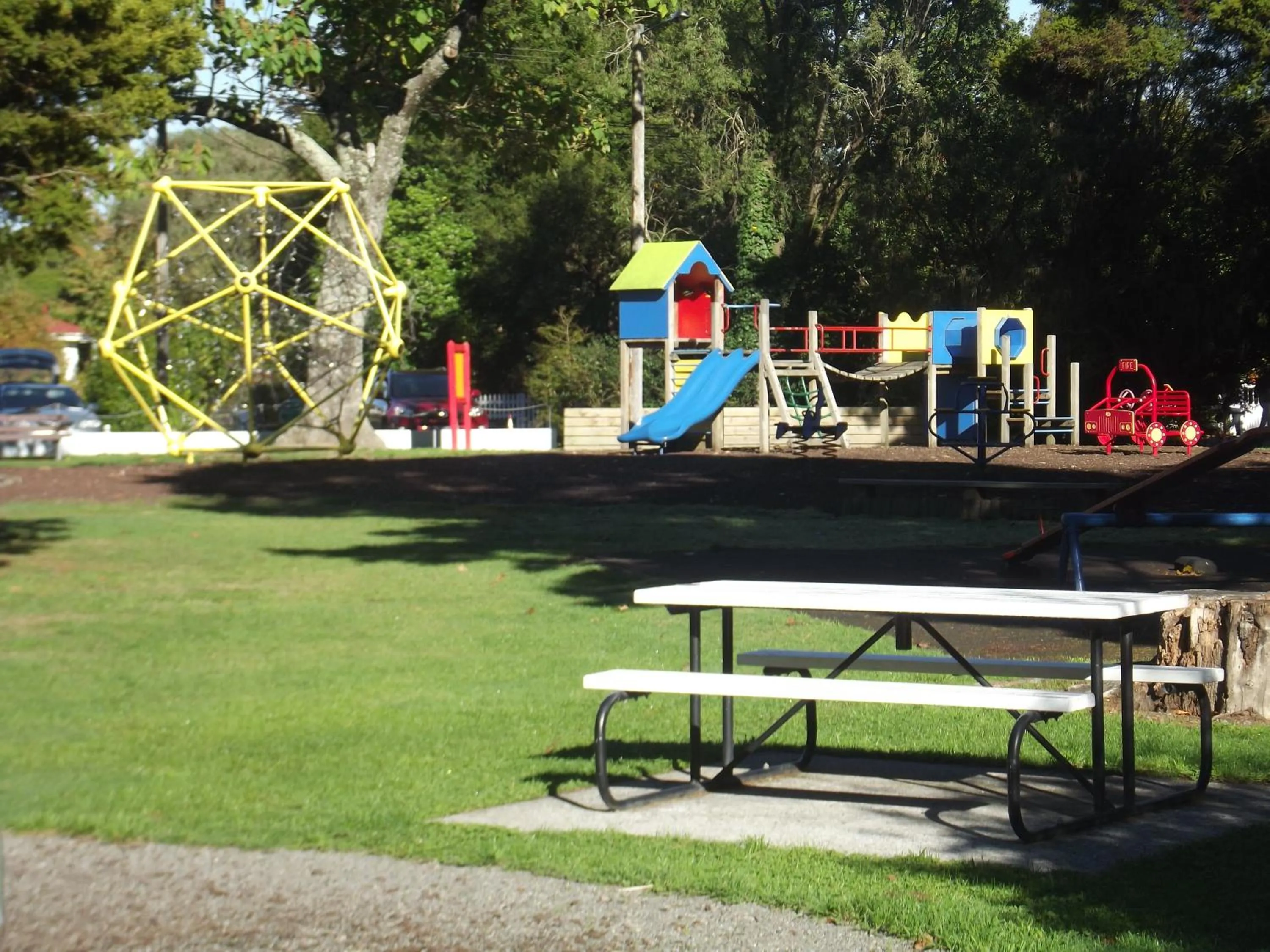 Area and facilities in Greytown Campground