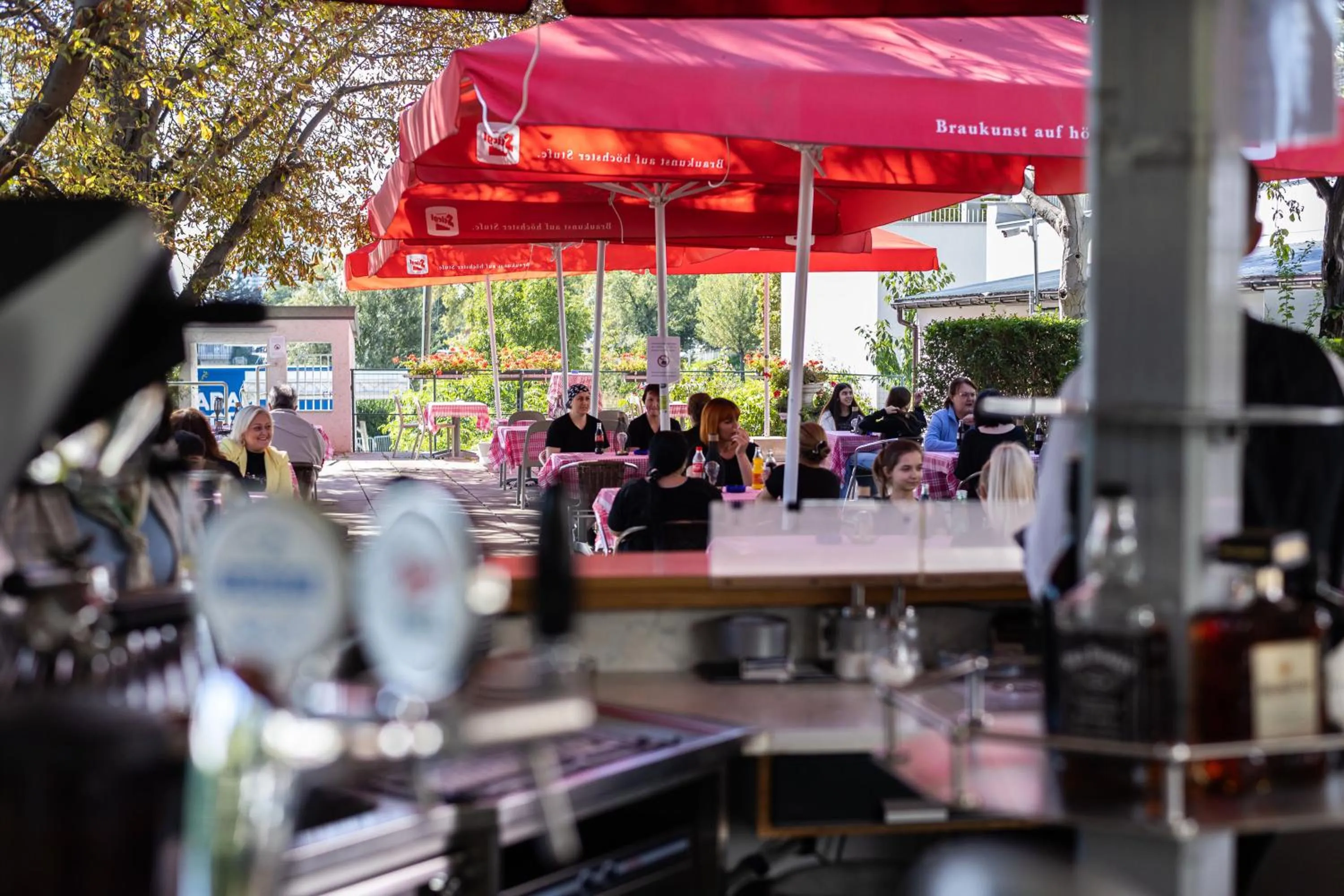 Restaurant/places to eat in Lenas Donau Hotel