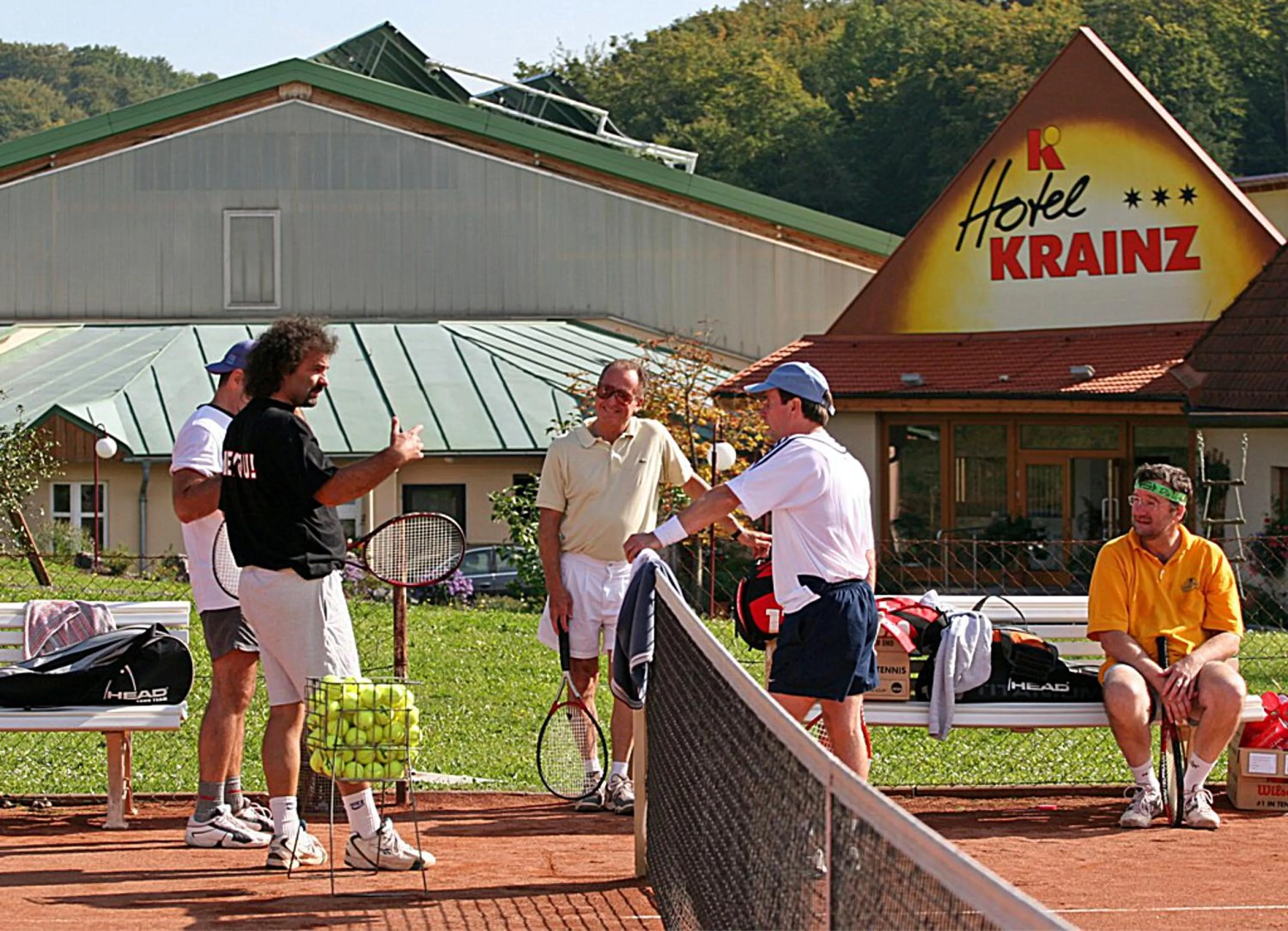 Tennis court in Familien Hotel Krainz
